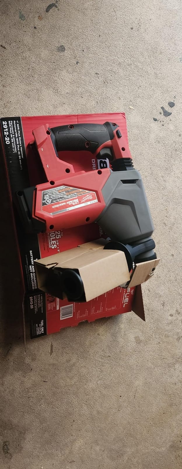 Cordless Rotary Hammer, SDS Plus customer photo 1