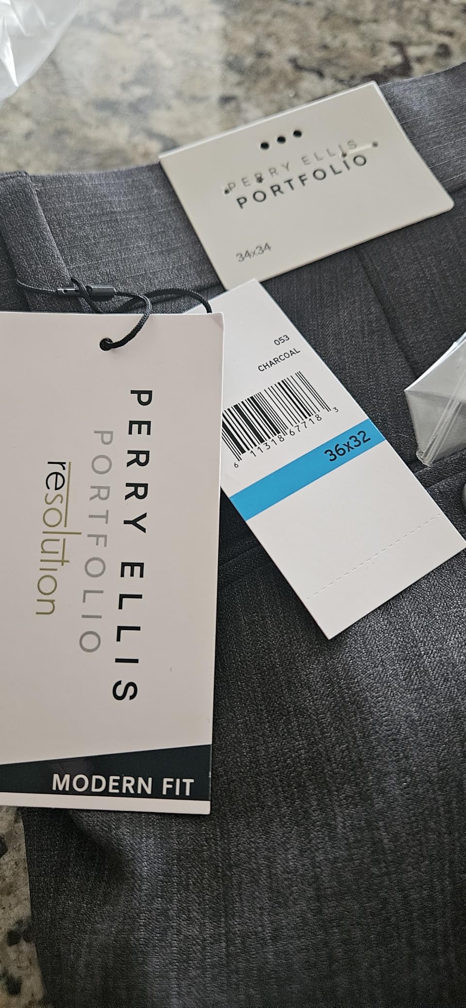 Perry Ellis Men's Modern Fit Performance Pant customer photo 2