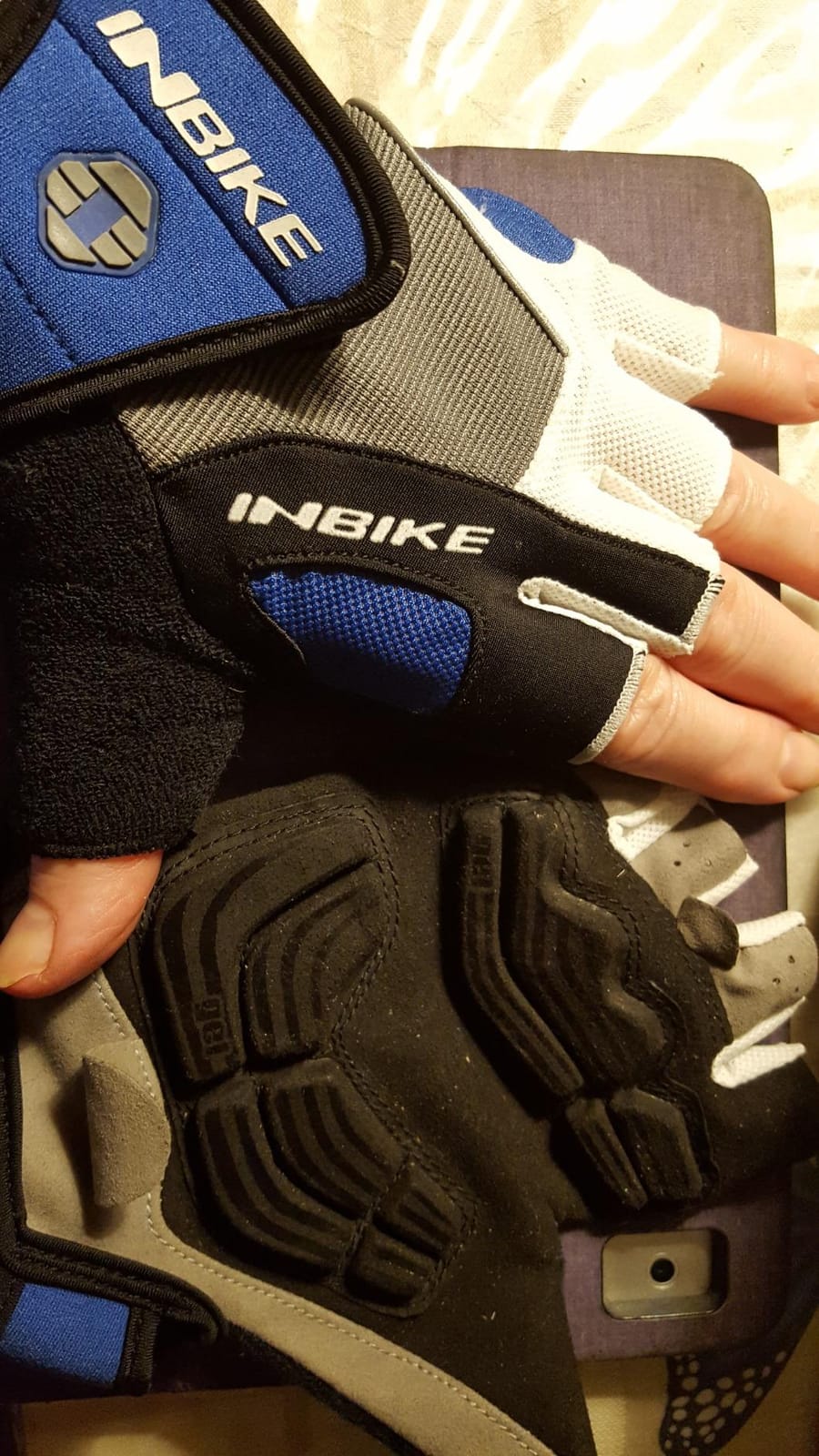 INBIKE 5mm Padded Half Finger Bike Bicycle Cycling Gloves customer photo 1