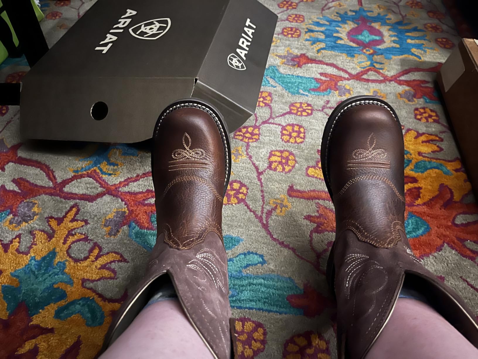 ARIAT Women's Fatbaby Heritage Dapper Western Boot customer photo 2