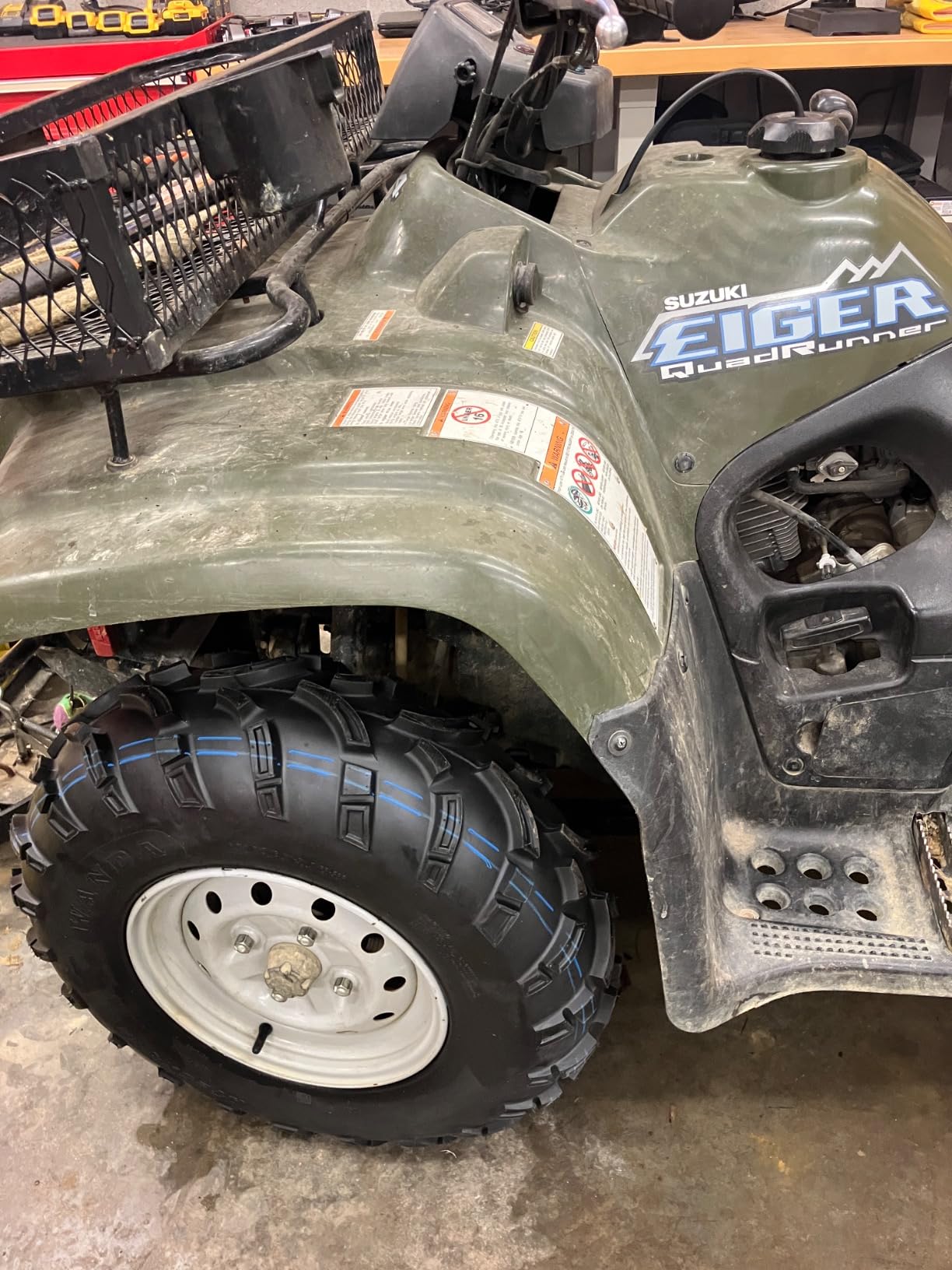 WANDA Set4 ATV/UTV Tires 25x8-12 Front & 25x10-12 Rear 6PR P373-10243/10244 customer photo 2