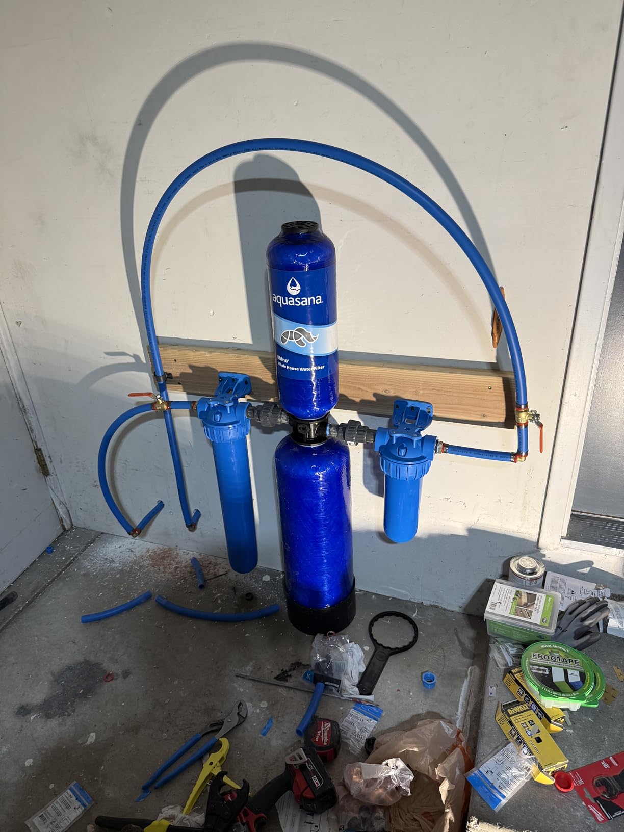 Aquasana Whole House Water Filter System | 1M Gal | UV | WH-1000-CS-UVS-B | 10-Year Filter | 14.6 GPM | Carbon & KDF | Reduces Bacteria & Viruses | Salt-Free Scale Control | Pro Kit | 10-Year Warranty customer photo 2