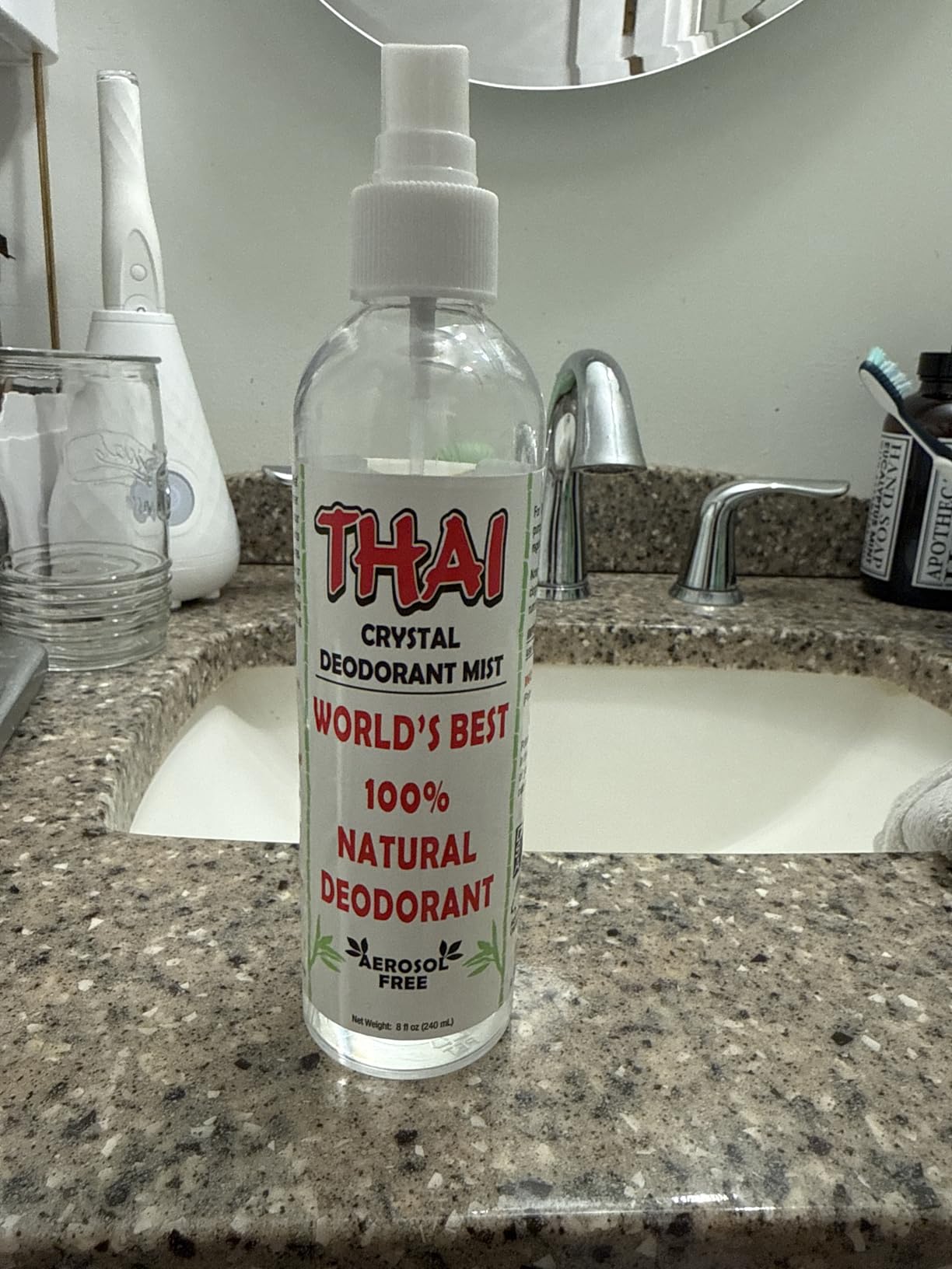 Thai Deodorant Stone Crystal Mist Natural Deodorant Spray 8 oz. Bundle, Pack of 2 customer photo 1