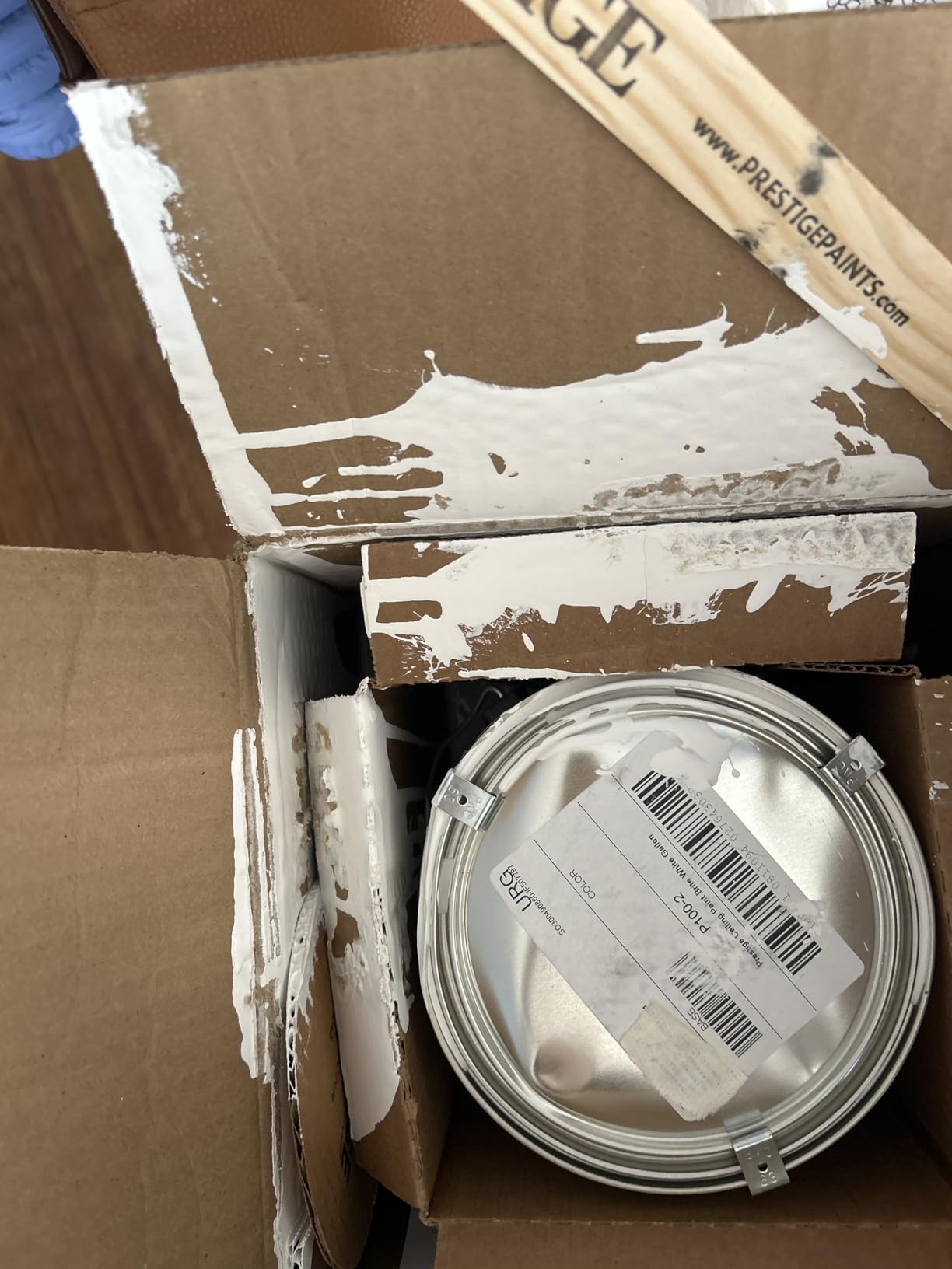 PRESTIGE Interior Ceiling Paint, 1-Gallon, Brite White customer photo 1