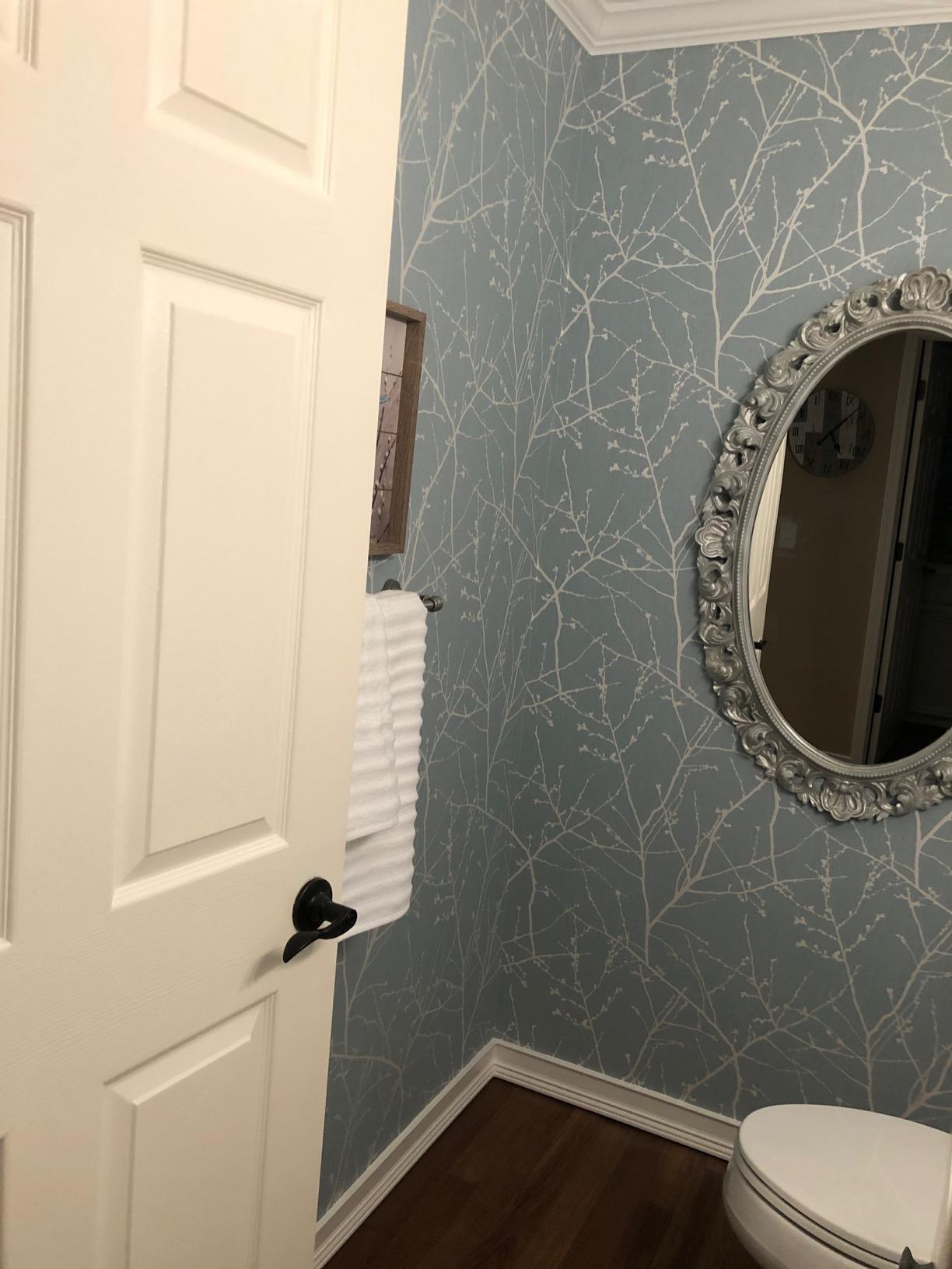 Graham & Brown 33-270 Innocence Wallpaper, Duck Egg customer photo 2