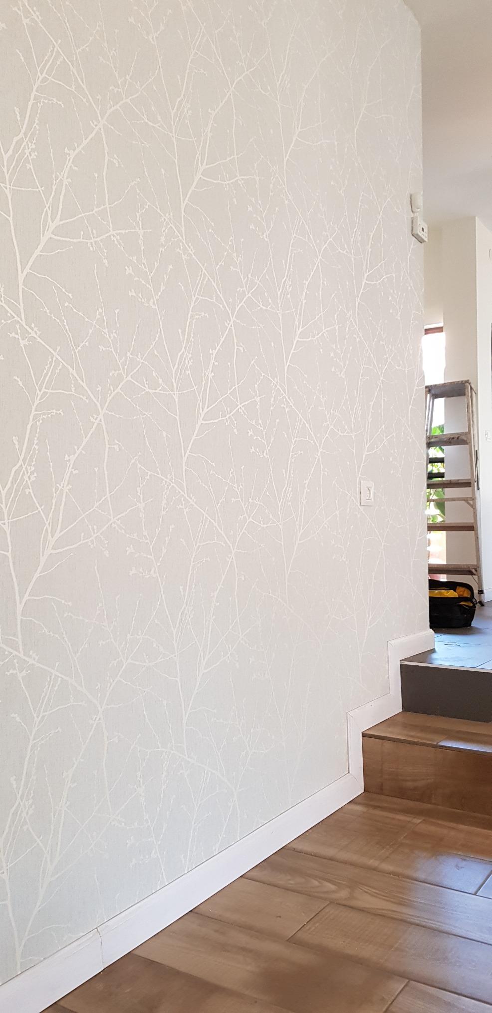 33-274 Innocence Wallpaper, Grey customer photo 1