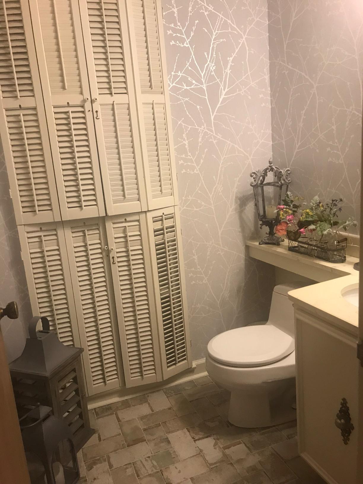 33-274 Innocence Wallpaper, Grey customer photo 2