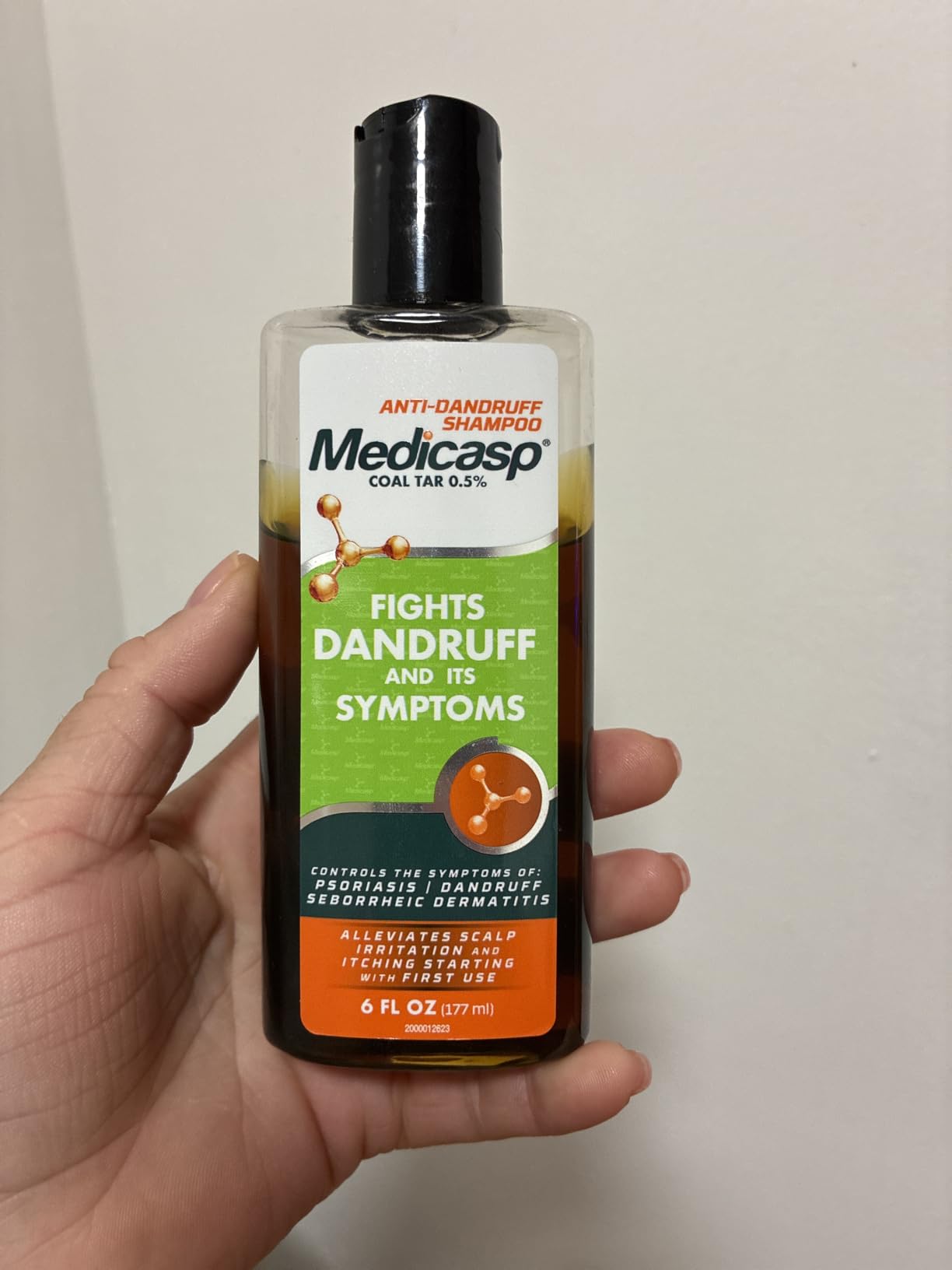 Medicasp Coal Tar Anti-Dandruff Shampoo, Flakes Shampoo, 6 fl oz customer photo 1