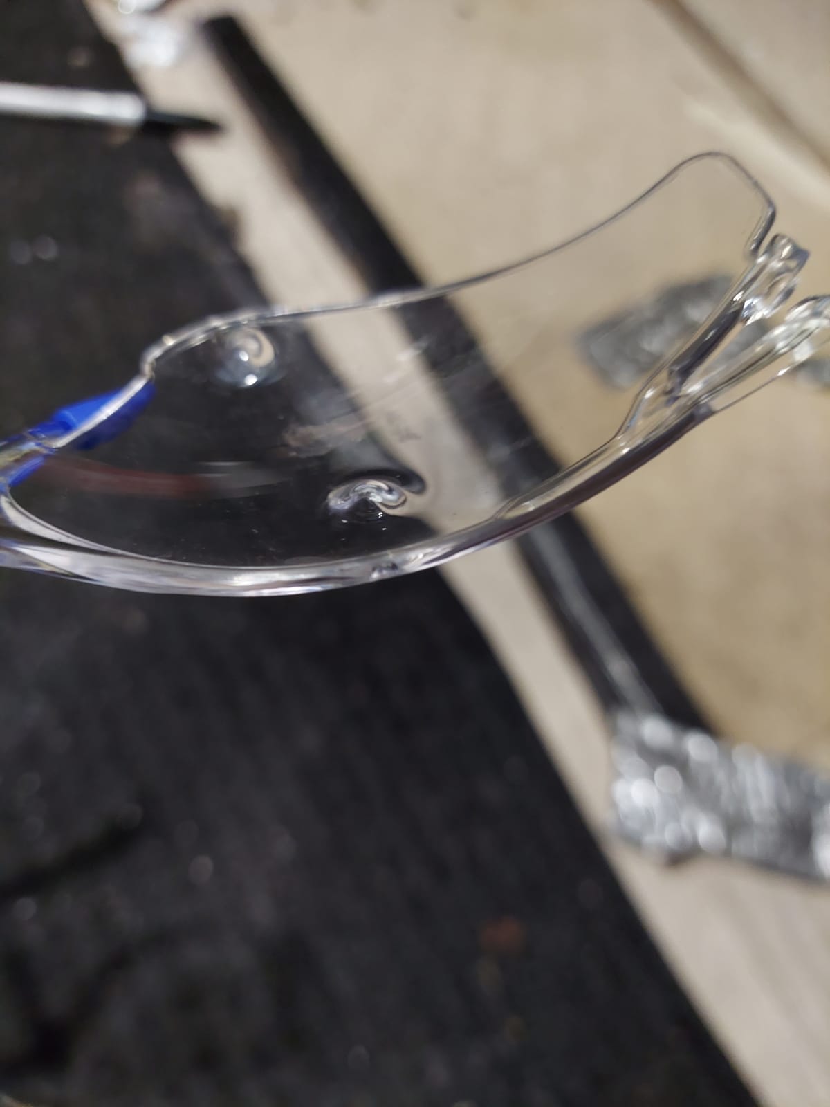 3M Safety Glasses, Solus 1000, Scotchgard Clear Lens, Blue/Black Frame customer photo 2