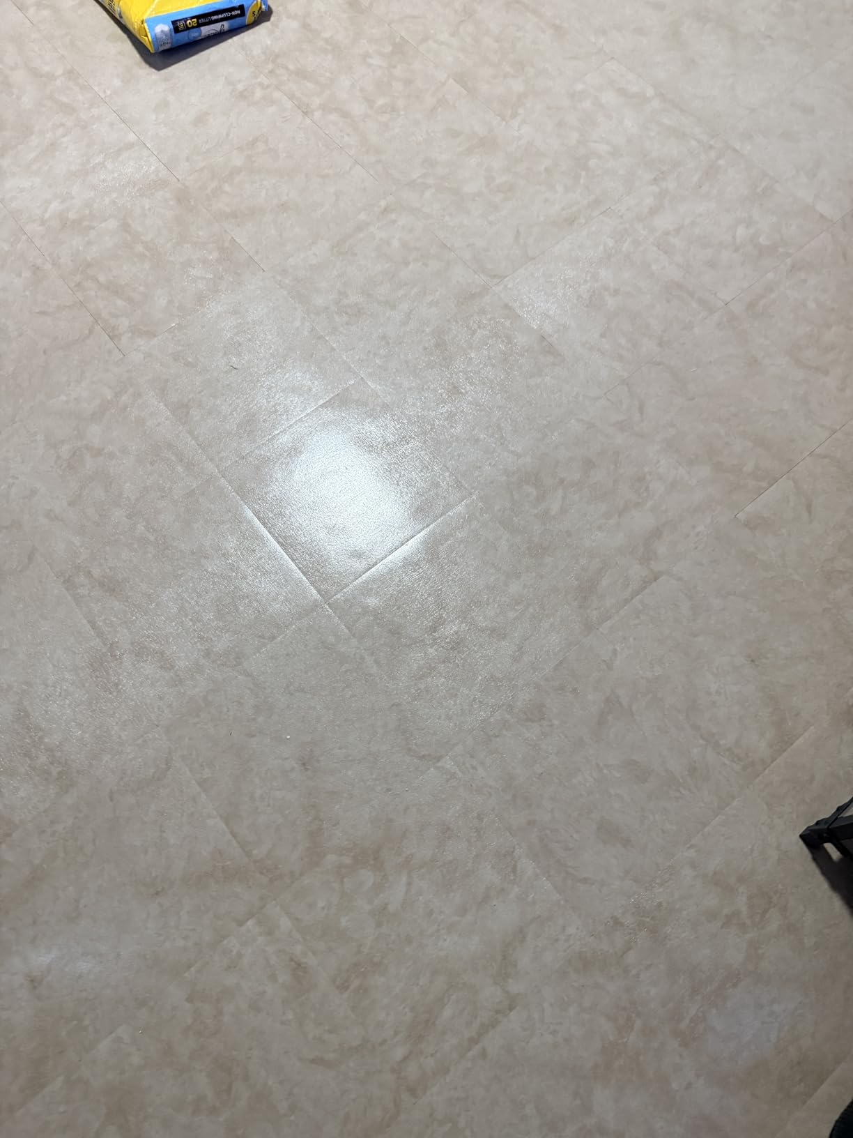 Tivoli Peel & Stick Vinyl Floor Tiles, 45-Pack, 12 x 12 in, Oak customer photo 2
