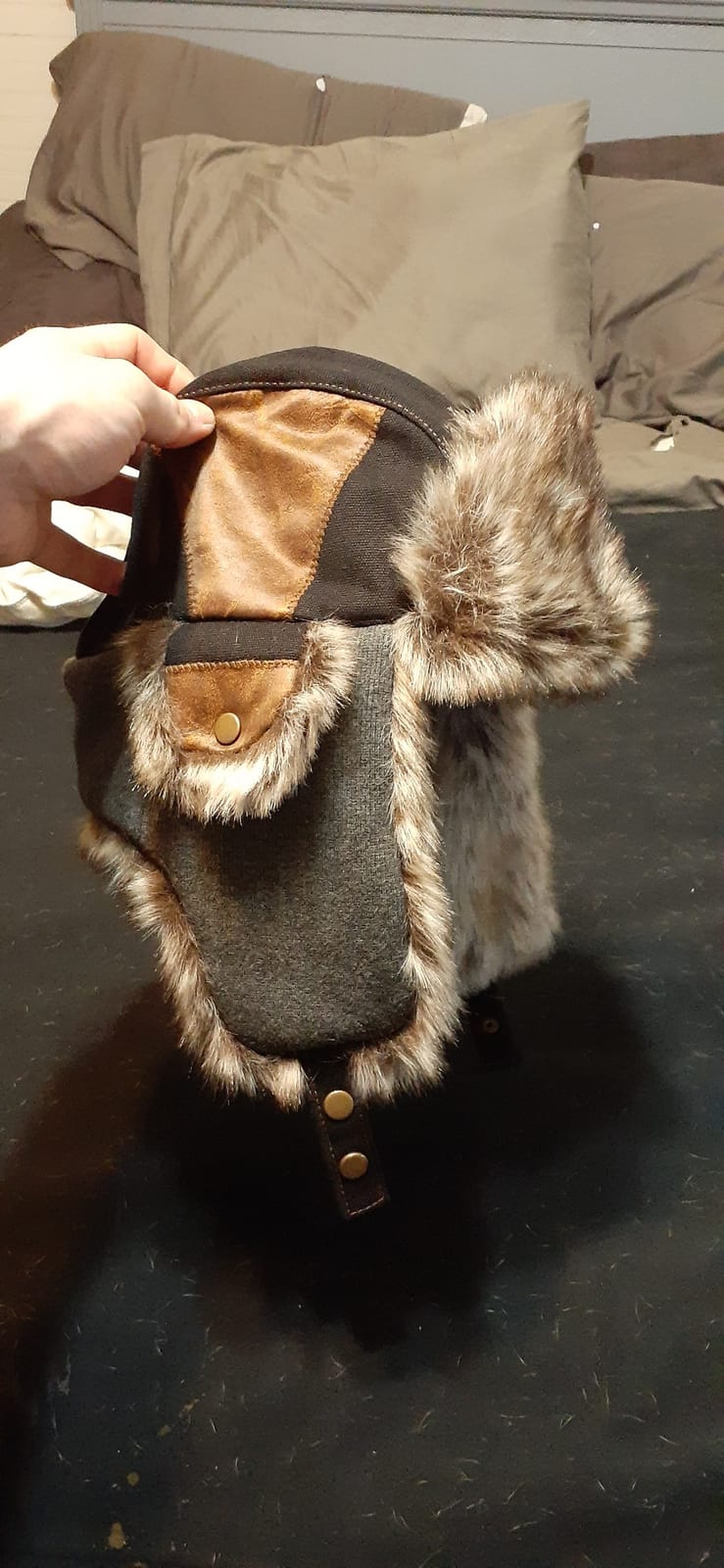 Comhats Winter Trapper Hat for Men with Ear Flaps, Cold Weather customer photo 1