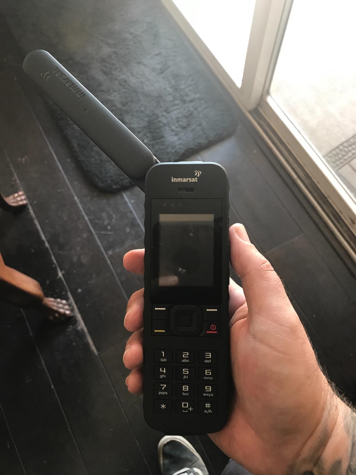 BlueCosmo Inmarsat IsatPhone 2.1 Satellite Phone Kit & 100 Unit Prepaid SIM (90 Days) - Global Coverage - Voice, SMS, GPS Tracking, Emergency SOS customer photo 1