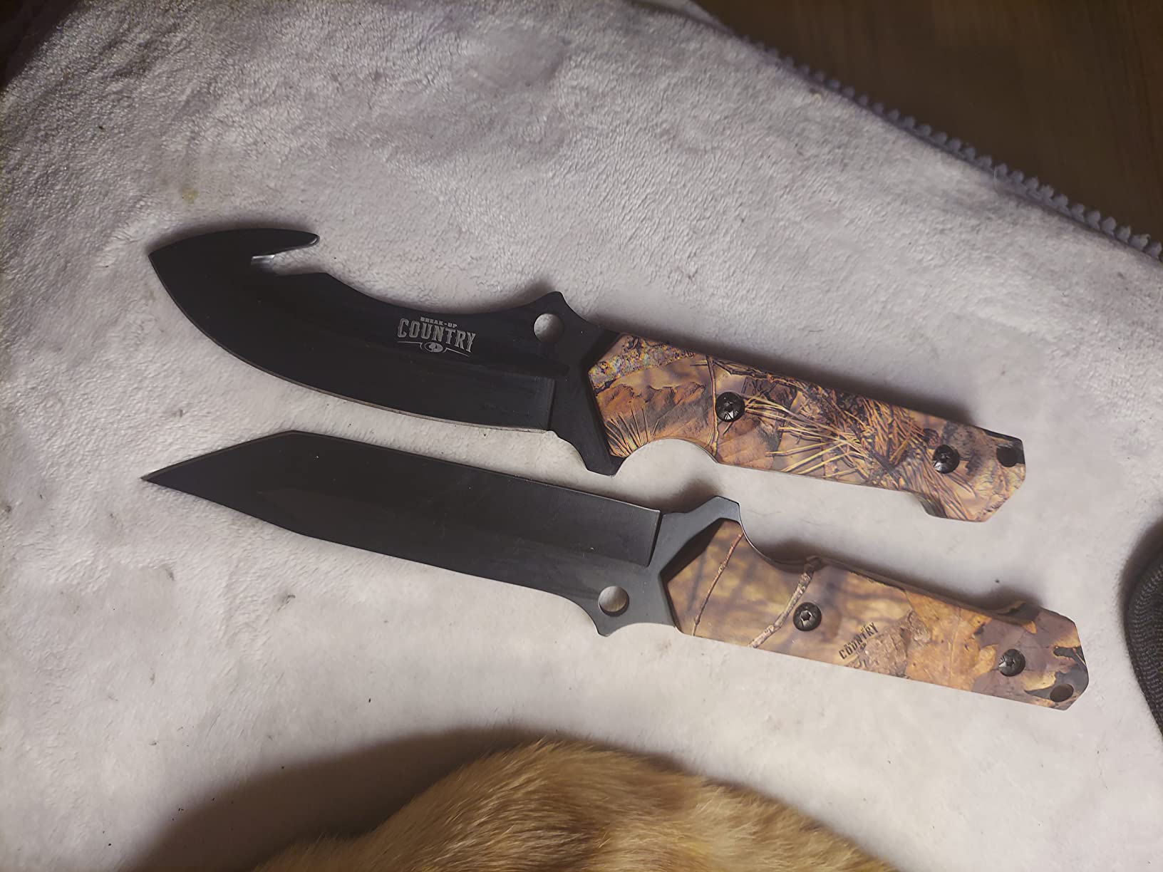 Mossy Oak Fixed Blade Hunting Knife Set - 2 Piece, Sheath Included customer photo 2