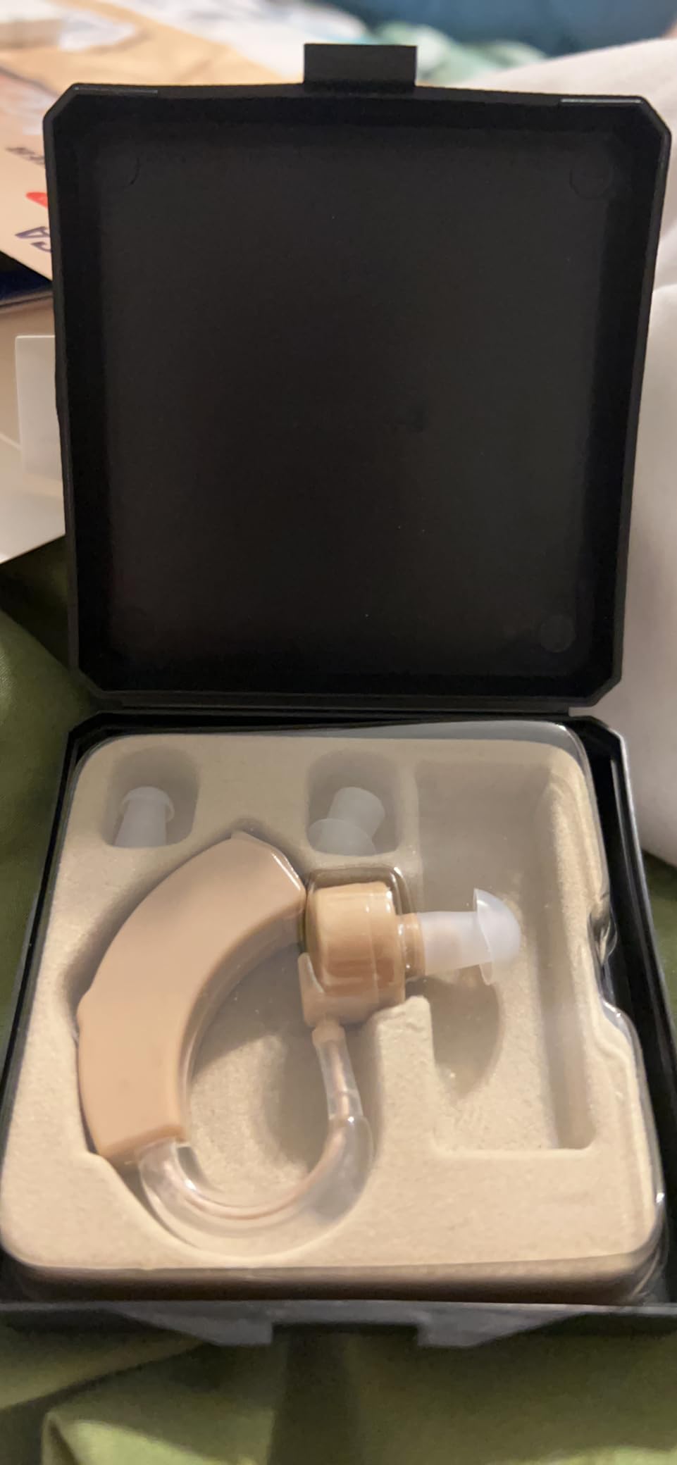 MEDca BTE Behind The Ear Sound Amplifier Super Mini Size Sound Enhancer for Better Hearing (Pair) customer photo 1