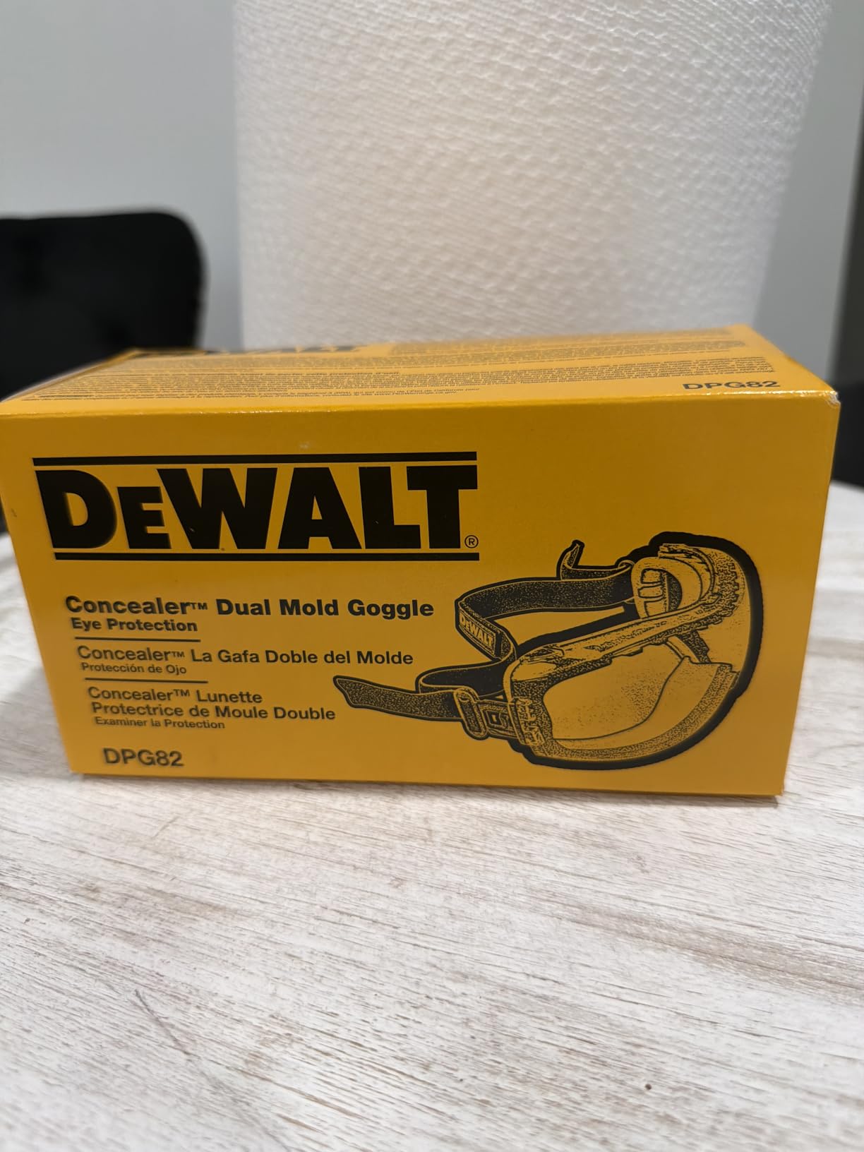 Dewalt DPG82 Concealer Anti-Fog Dual Mold Safety Goggle - 1 Pair customer photo 2