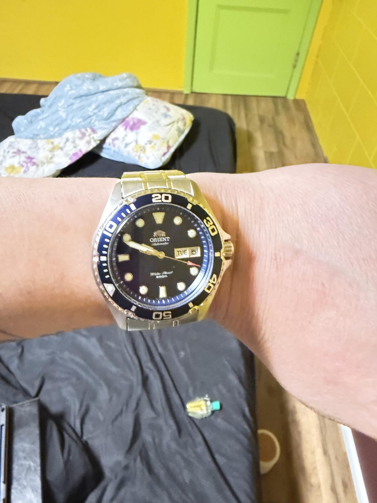 Orient AA02 Diver | Automatic/Hand-Winding Movement | 41.5 mm Diver Style Watch | 200 m Water Resistance | Stainless Steel Case customer photo 2