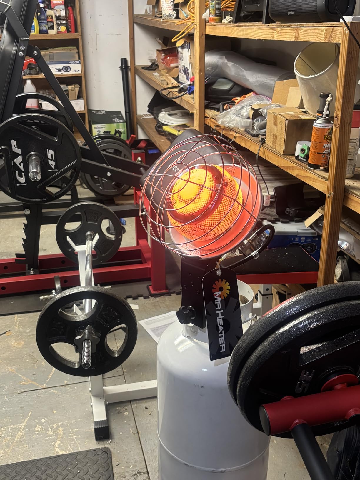 Mr. Heater Original 540-Degree 45,000 BTU Tank Top Radiant Propane Heater customer photo 1