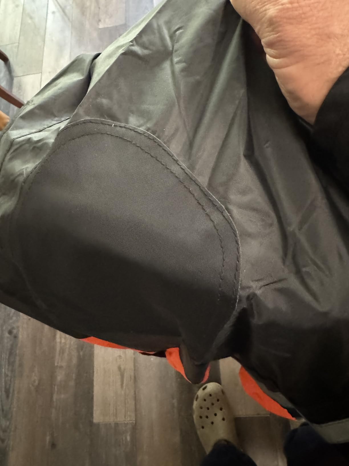 Milwaukee Leather MPM9510 Men's Black Water-Resistant Motorcycle Rain Suit with Hi Vis Reflective Tape customer photo 1