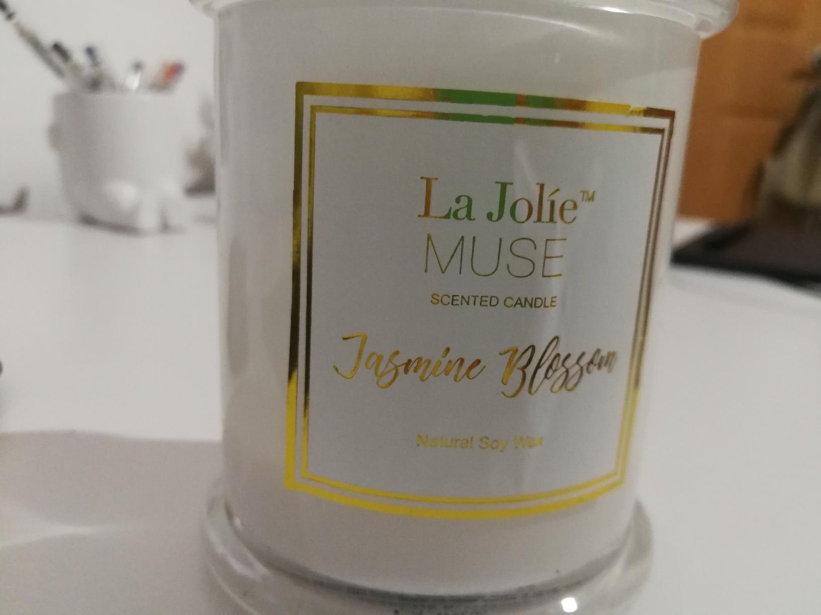 LA JOLIE MUSE Jasmine Floral Scented Candles for Home, Natural Soy 70 Hrs customer photo 2