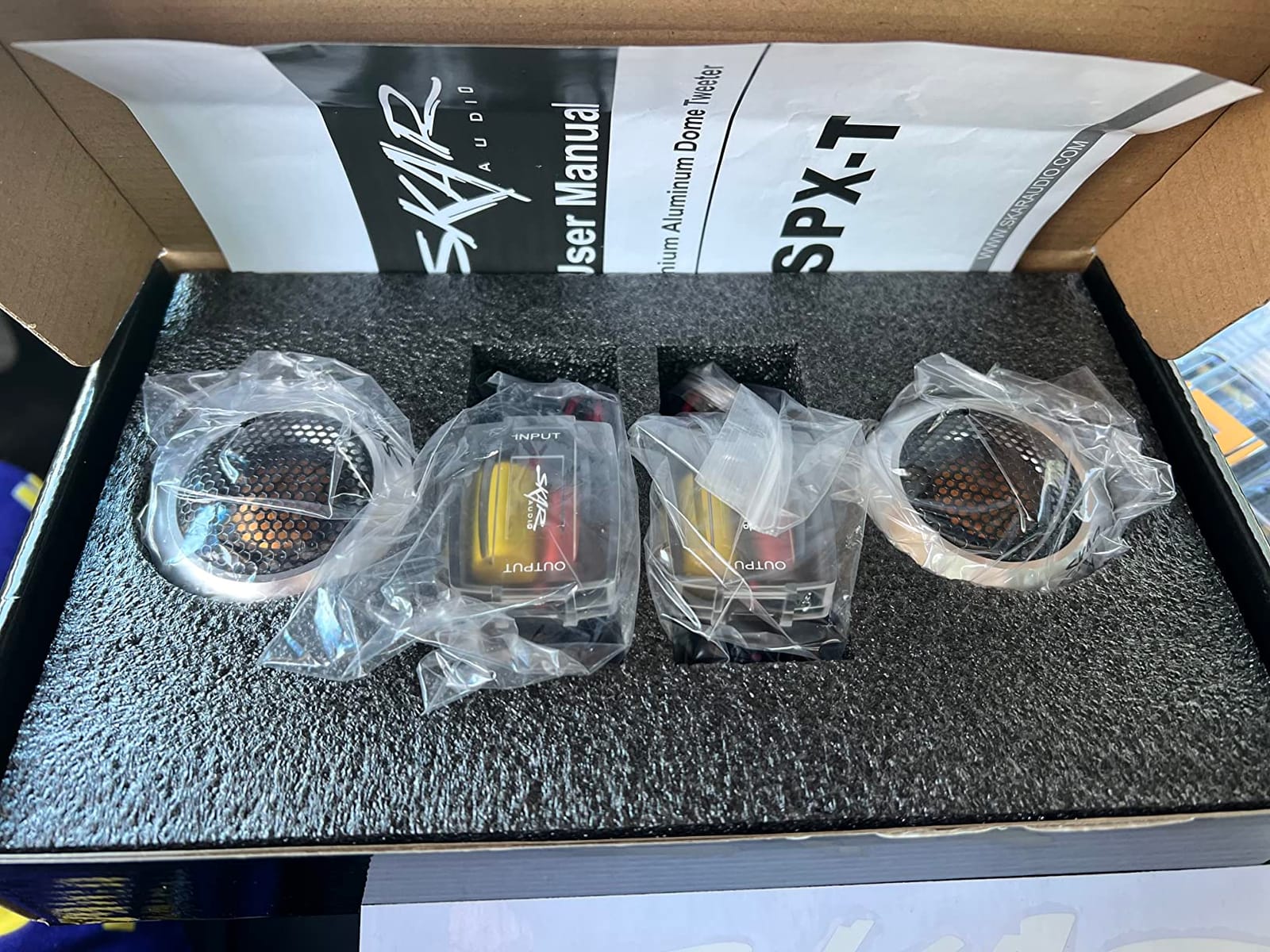 Skar Audio SPX-T 1-Inch 320 Watt Max Power Elite Neodymium Aluminum Dome Tweeters, Pair customer photo 2