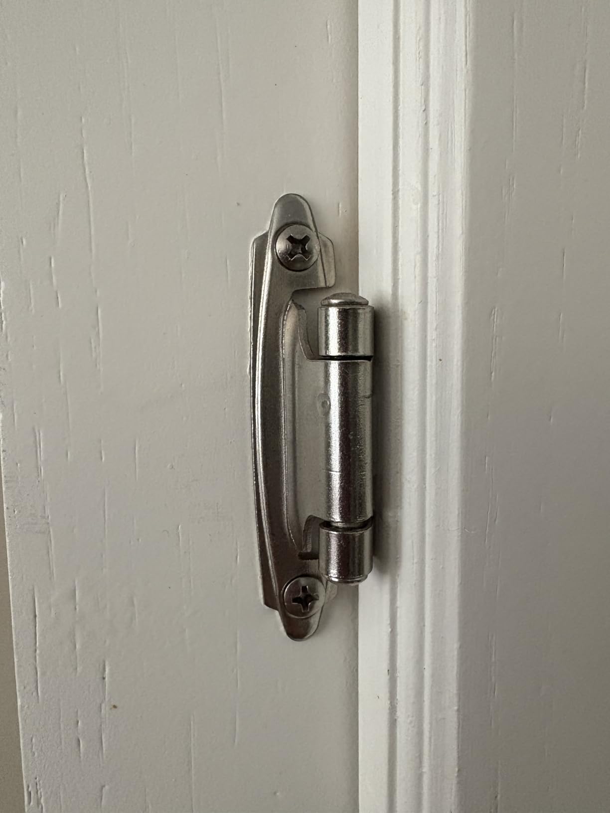 Decobasics 25 Pairs (50pcs) Self Closing Variable Overlay Flush Cabinet Hinge - Satin Nickel customer photo 2