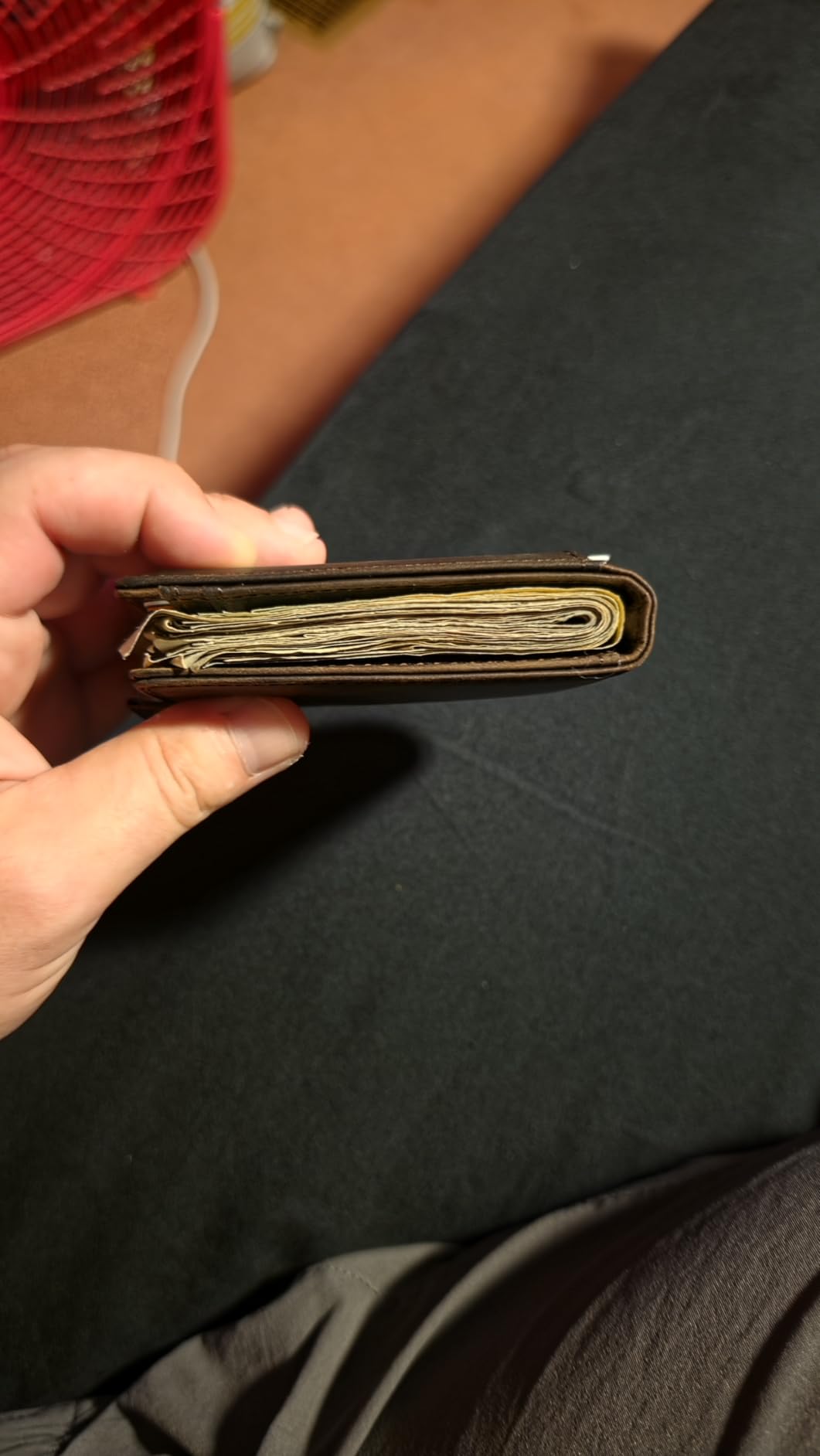 SERMAN BRANDS RFID Blocking Slim Bifold Genuine Leather Minimalist Front Pocket Wallets for Men with Money Clip Thin Mens customer photo 2