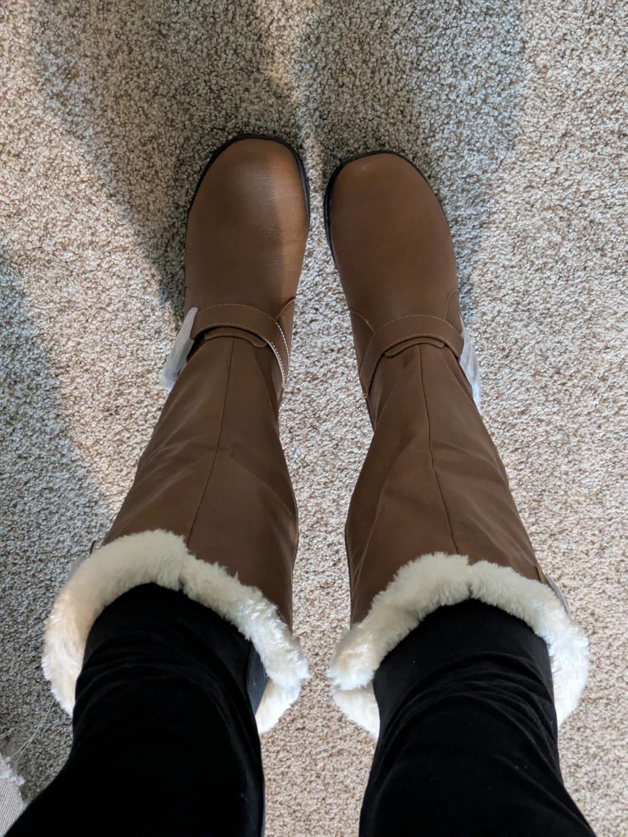 DREAM PAIRS Women's Knee High Boots Winter Warm Boots customer photo 1