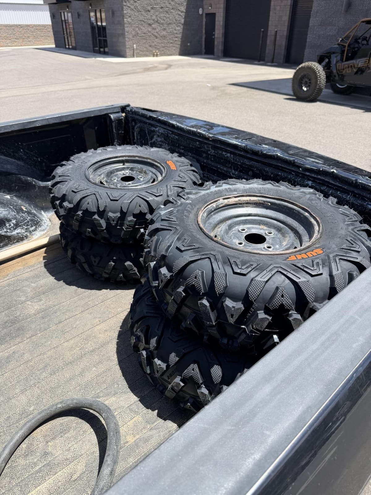Set of 4 SunF Power.I ATV UTV all-terrain Tires 25x8-12 Front & 25x10-12 Rear, 6 PR, Tubeless A033 customer photo 2