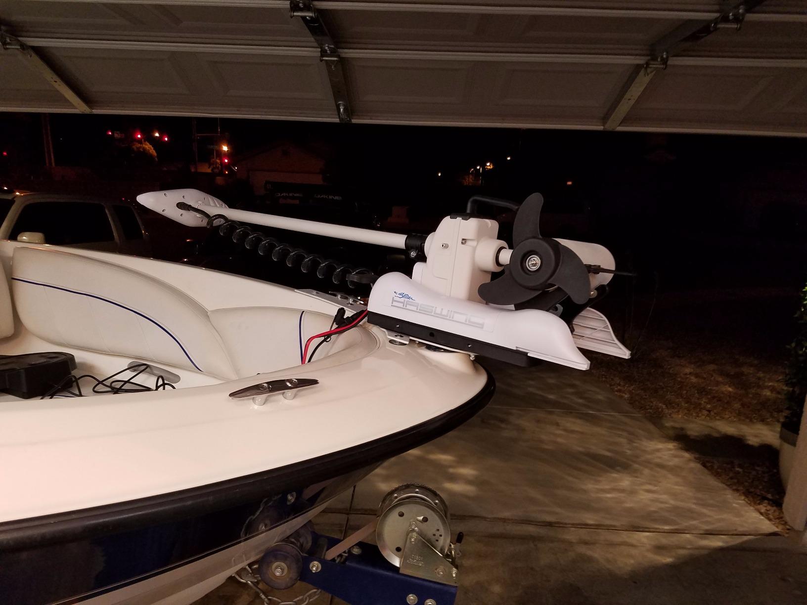Haswing Bow Mount Trolling Motor 55lbs 48in - Remote & Foot, Quick Release customer photo 1