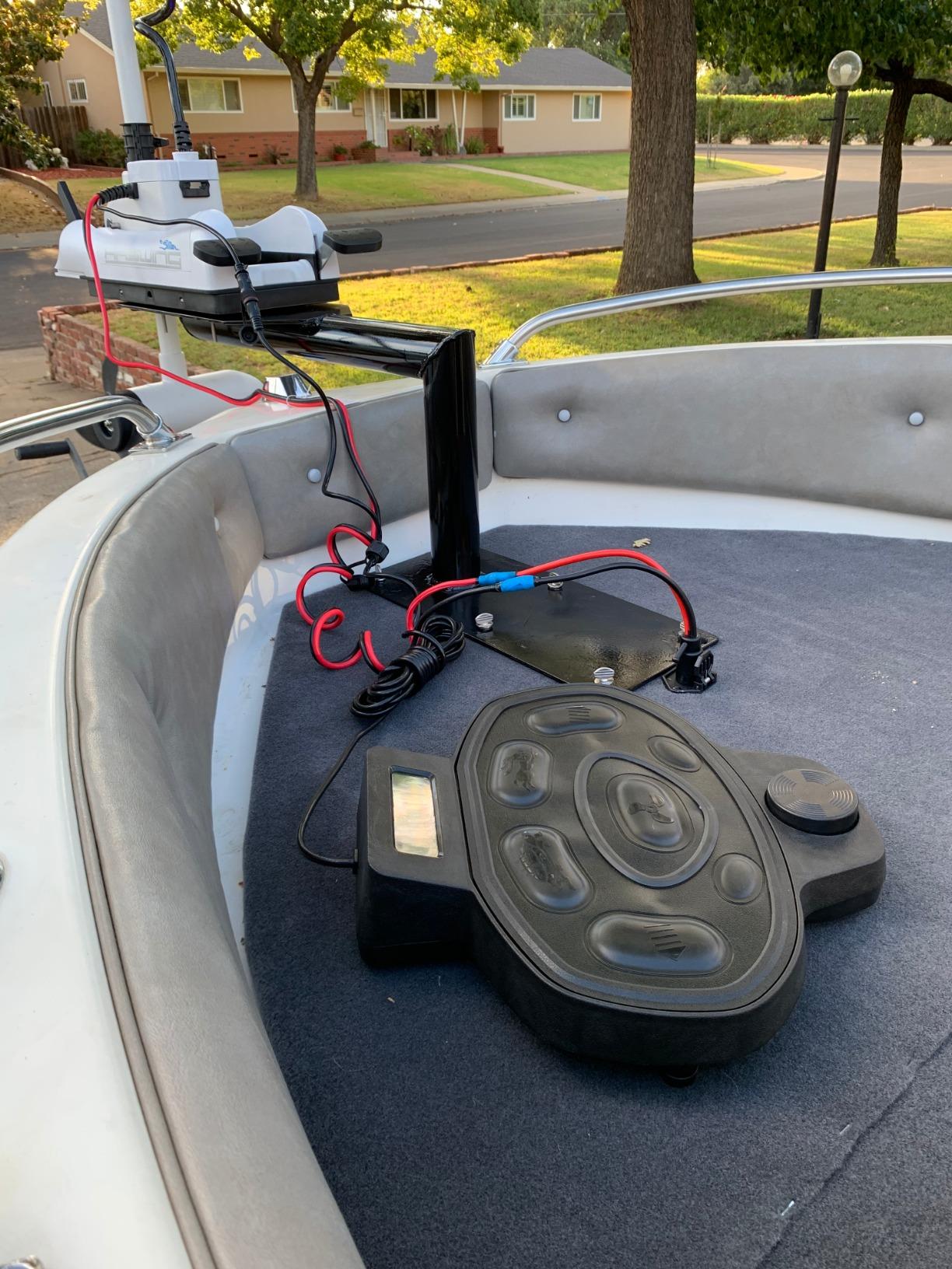 Haswing Bow Mount Trolling Motor 55lbs 48in - Remote & Foot, Quick Release customer photo 2