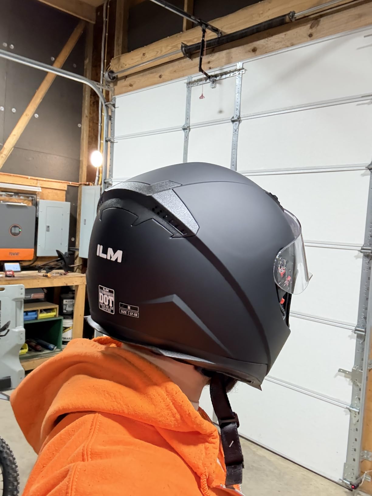 ILM Full Face Motorcycle Helmets for Adult Men and Women DOT Model ILM-313 customer photo 2