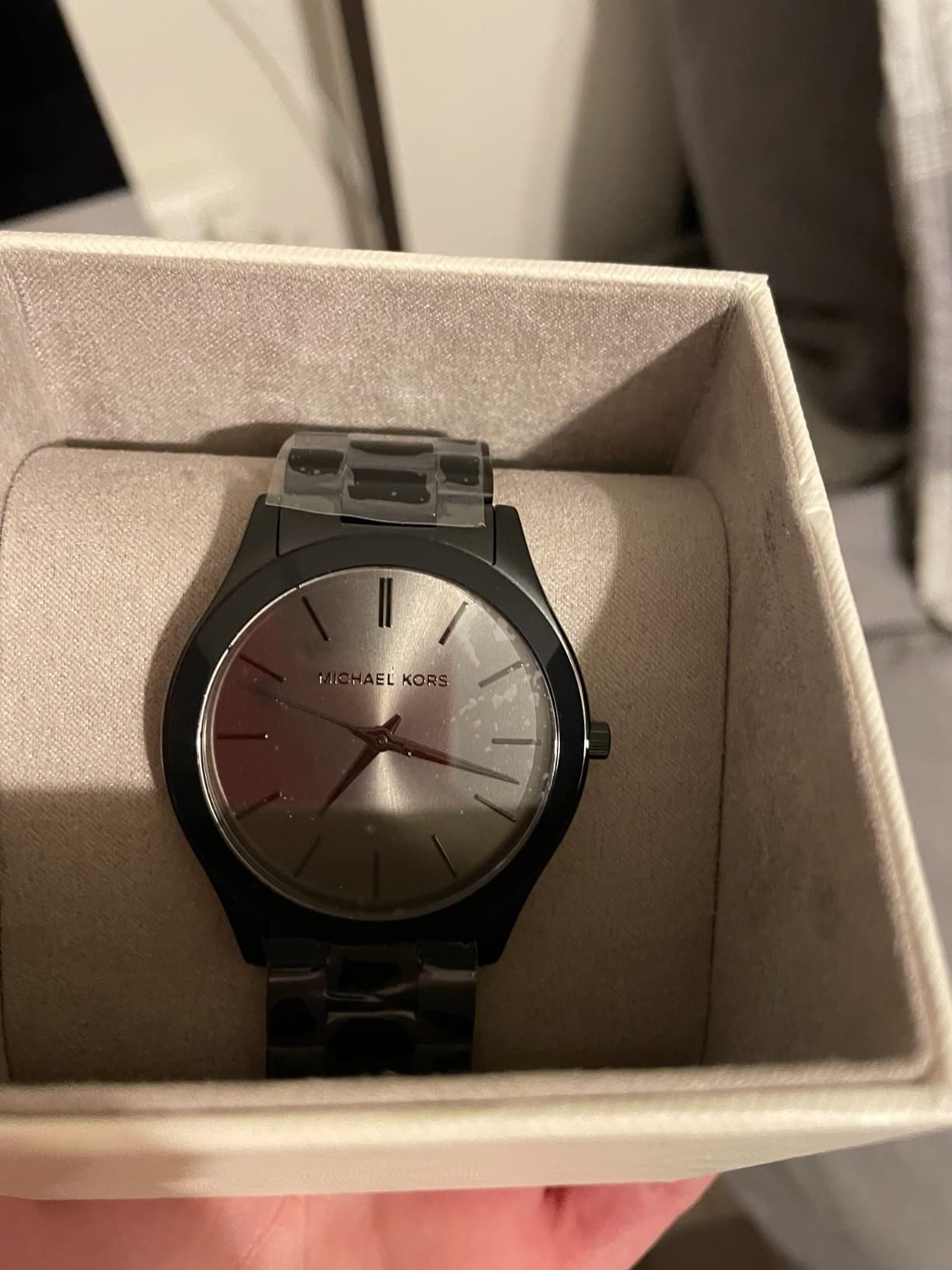 Michael Kors Oversized Slim Runway Men's Watch, Stainless Steel Watch for Men customer photo 2