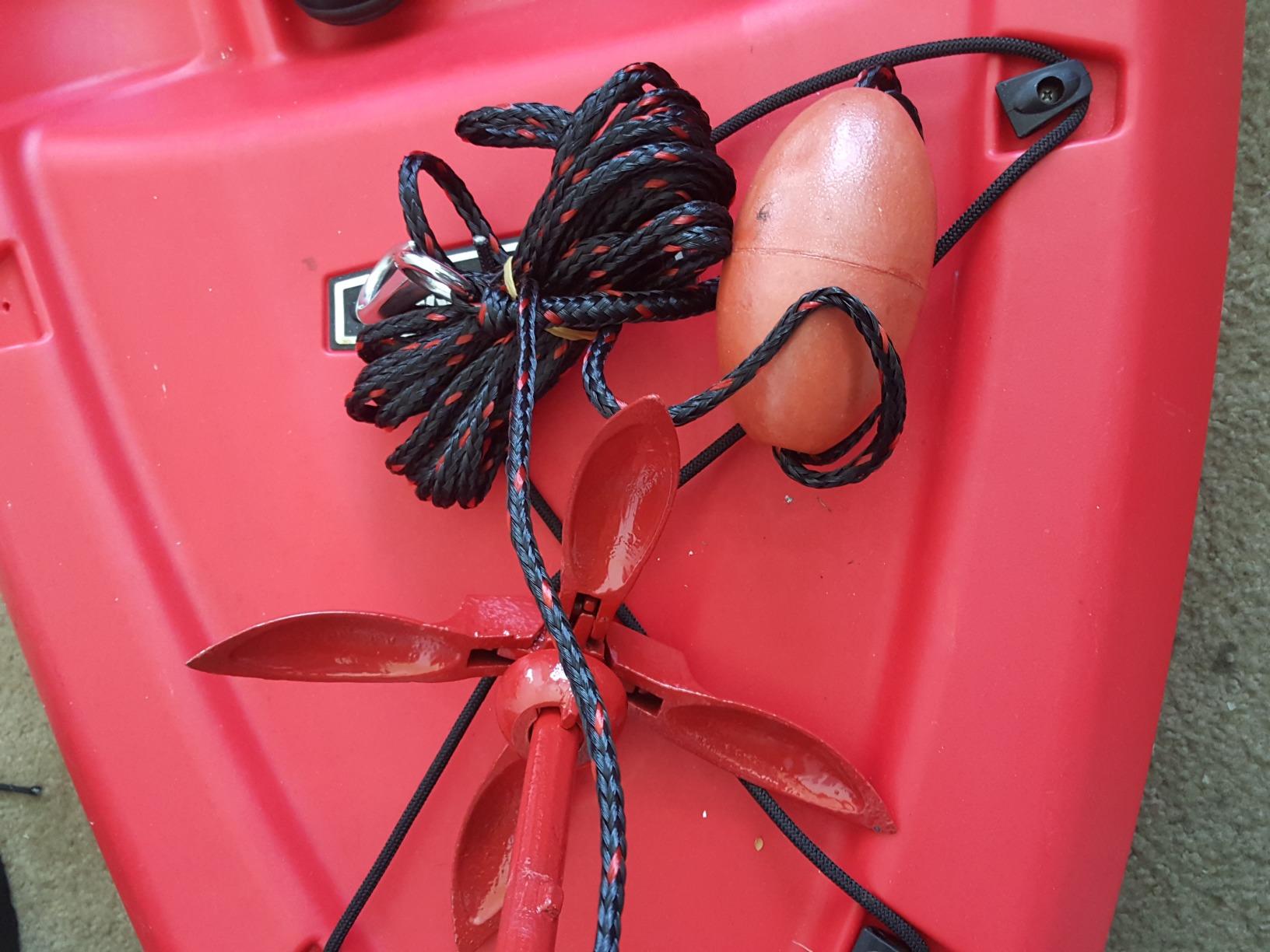 MarineNow 3.5 lb Grapnel Anchor Kit – Folding Anchor with 25 ft Marine-Grade Rope, Buoy, Snap Hook & Storage Bag – Ideal for Kayaks, Jet Skis, SUP, Canoes, Rafts, PWCs & Small Boats customer photo 1