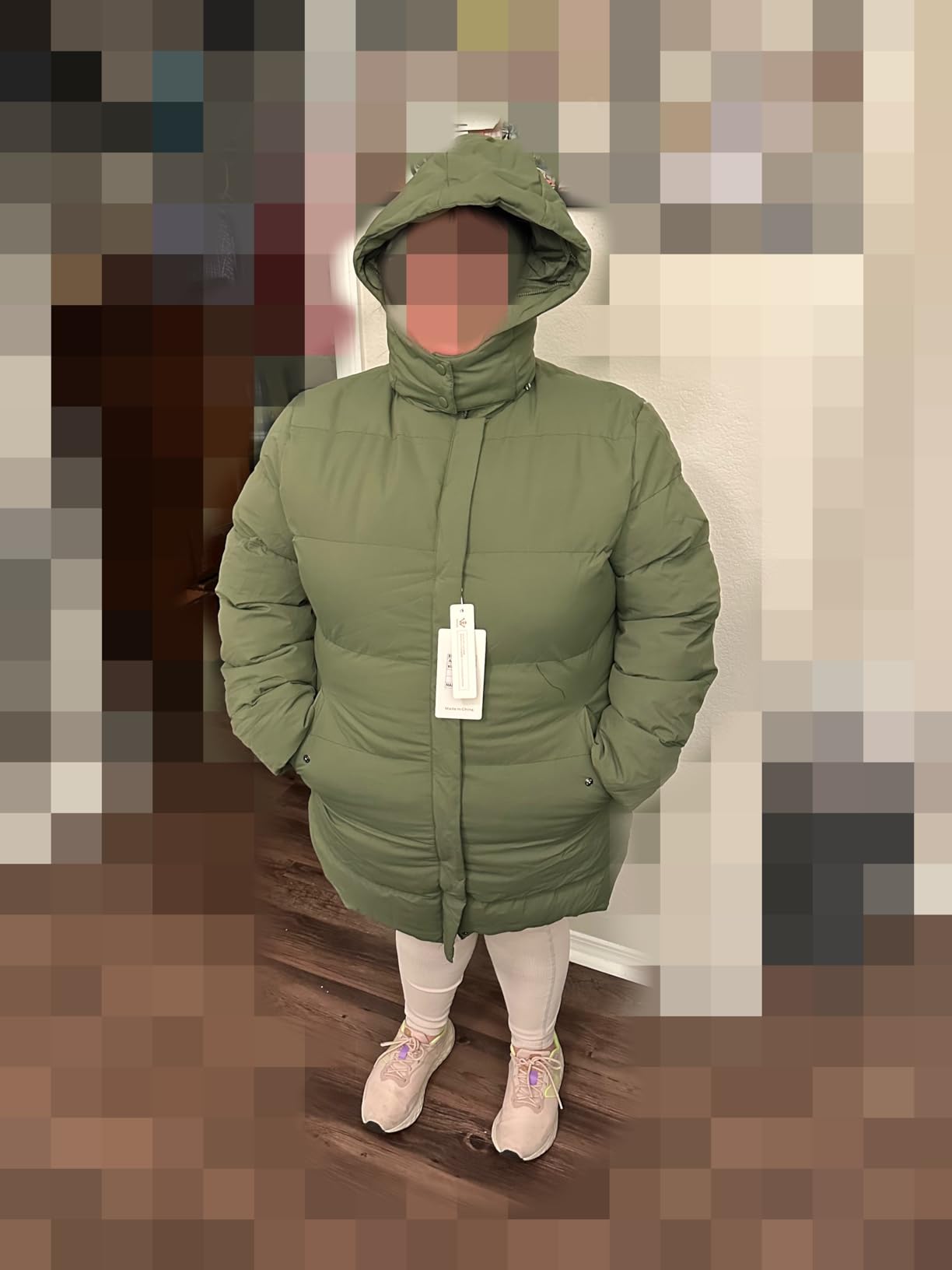 WenVen Women's Winter Thickened Long Puffer Coat Warm Parka Jacket customer photo 2