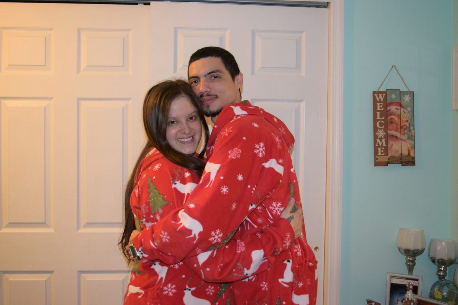 XMASCOMING Women's & Men's Hooded Fleece Onesies customer photo 1