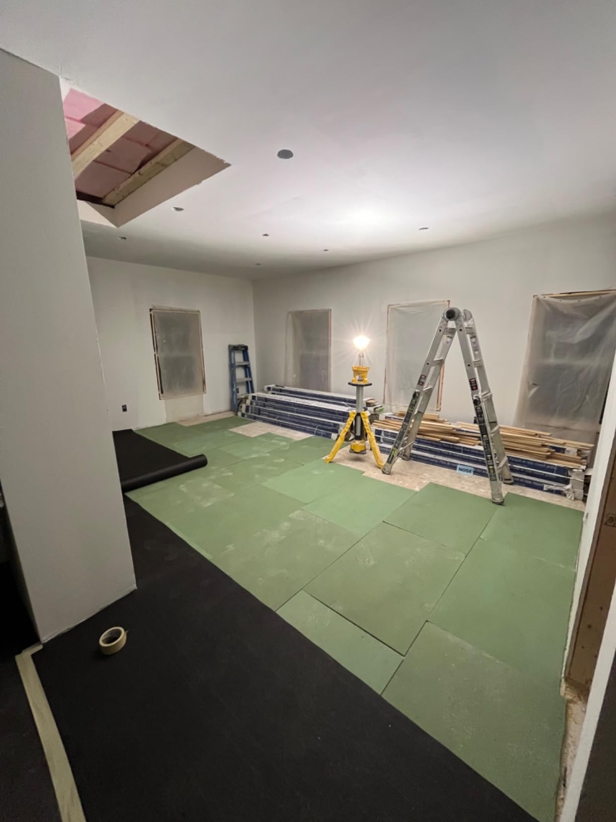 Wood Fiber Flooring Underlayment, 3mm (1/8 Inch) Thickness - 90 Sq Ft, Natural Soundproofing Insulation, for Laminate, Vinyl, LVT, LVP, or Hardwood customer photo 1