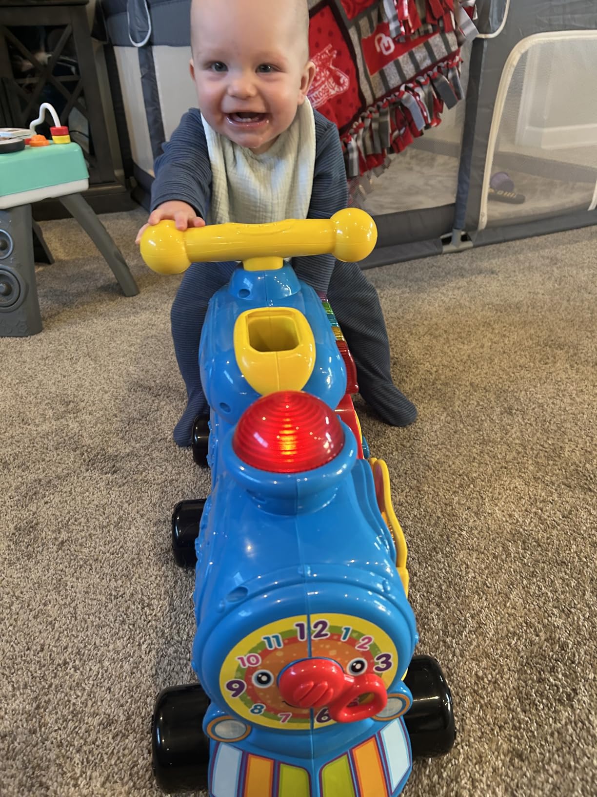 VTech Sit-to-Stand Ultimate Alphabet Train, Blue customer photo 2