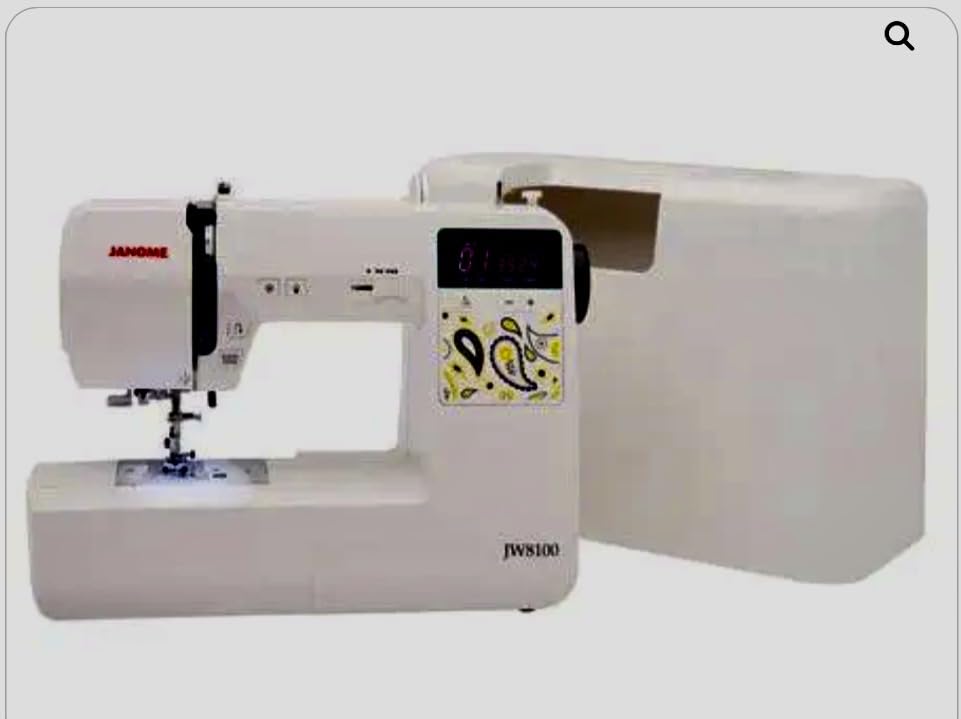 Janome JW8100 Fully-Featured Computerized Sewing Machine with 100 Stitches, 7 Buttonholes, Hard Cover, Extension Table and 22 Accessories customer photo 2
