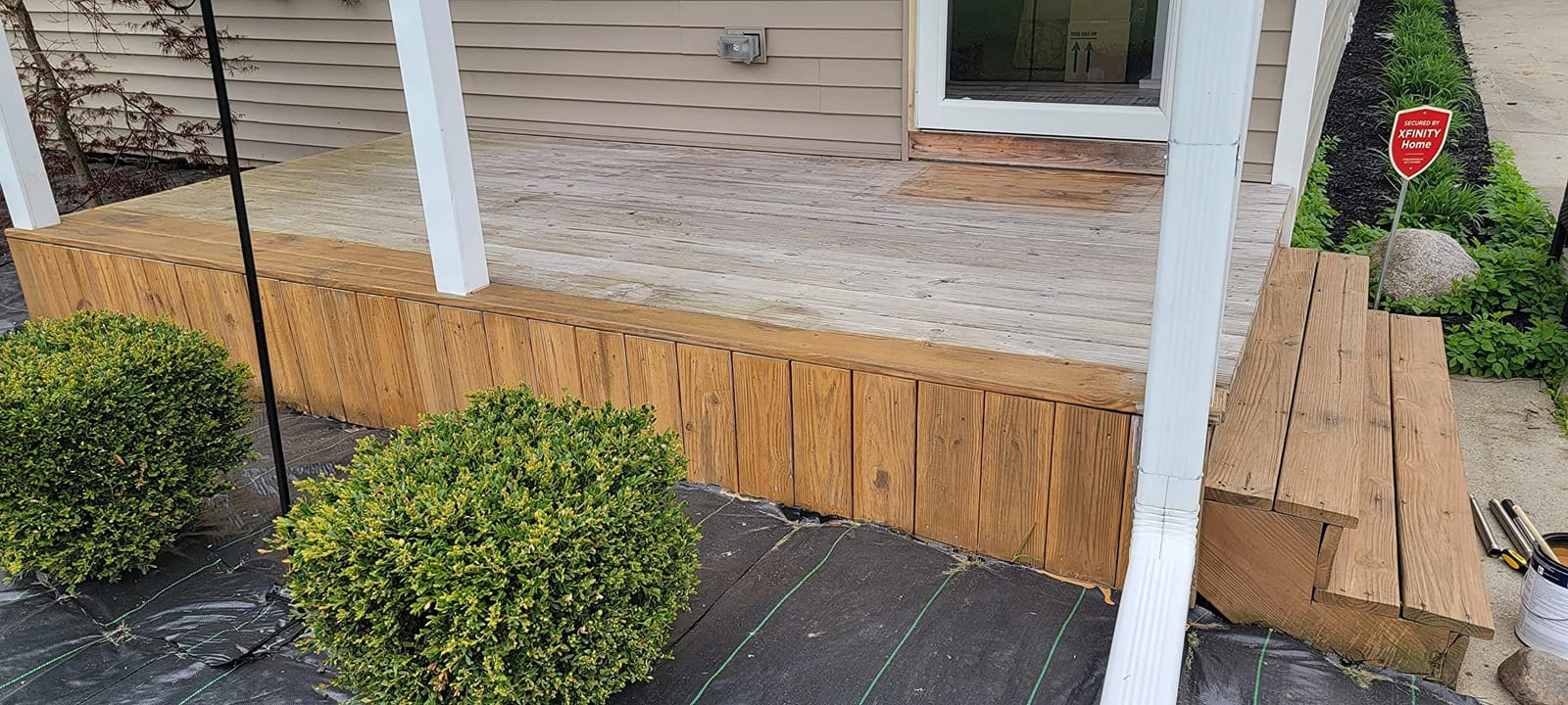 KILZ Waterproofing Semi Transparent Wood Stain, Cedar Naturaltone, 1-Gallon customer photo 1