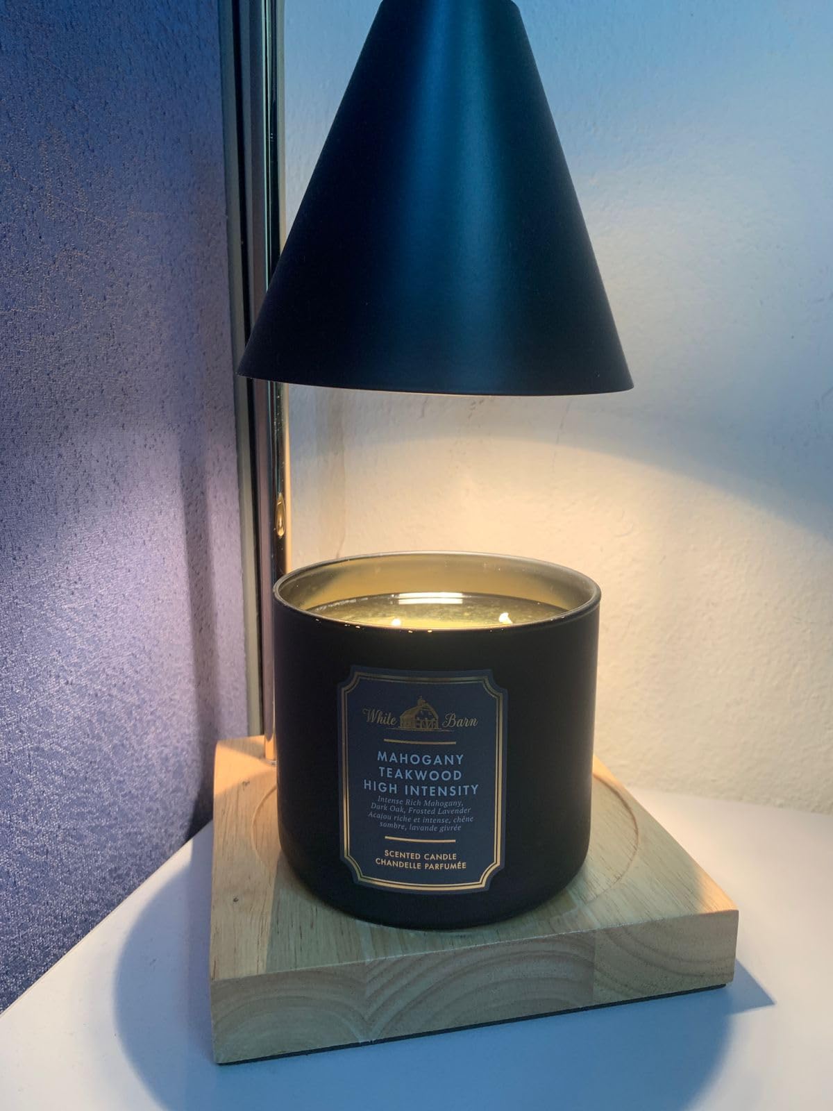 Bath & Body Works 3-Wick Candle, Mahogany Teakwood Intense, Soy Wax Blend customer photo 1