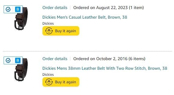 Dickies Men's Genuine Leather Work Casual Belt customer photo 2