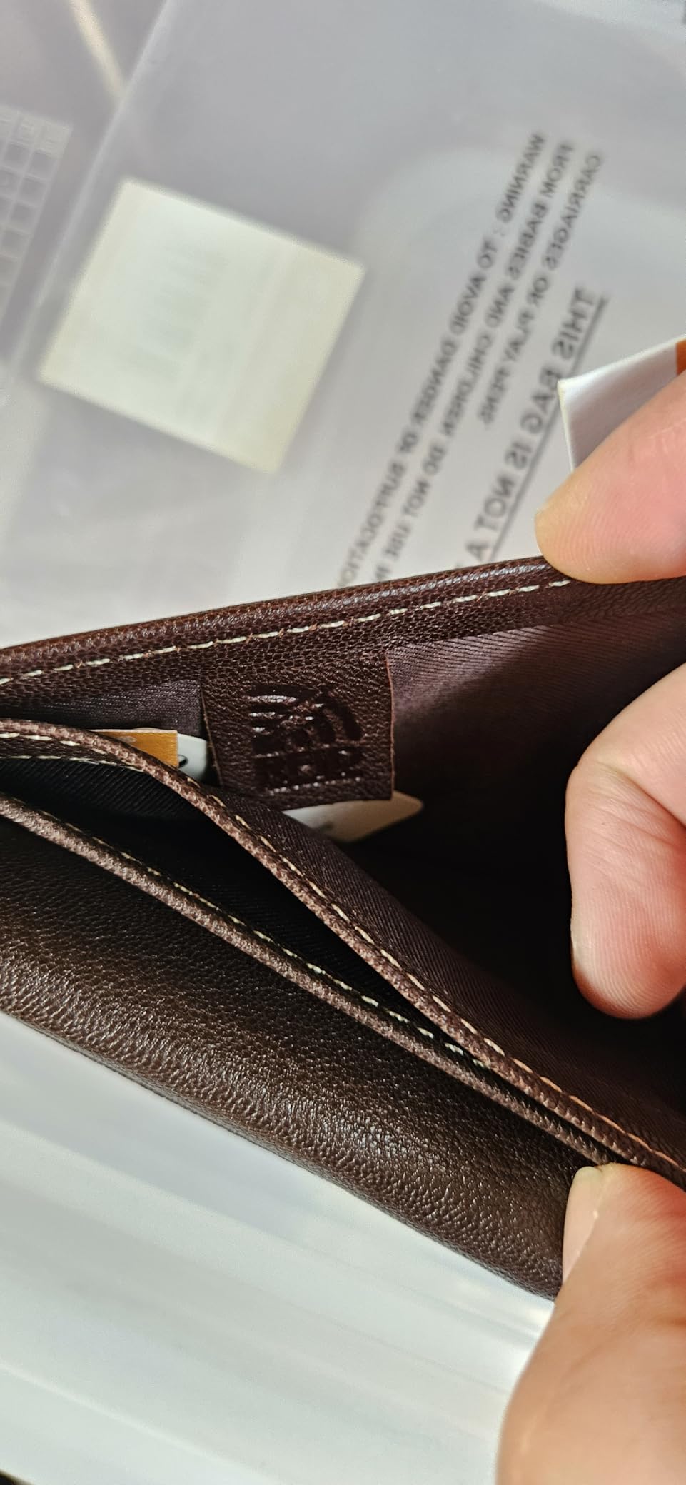 Timberland Men's Genuine Leather Passcase Security RFID Wallet customer photo 1
