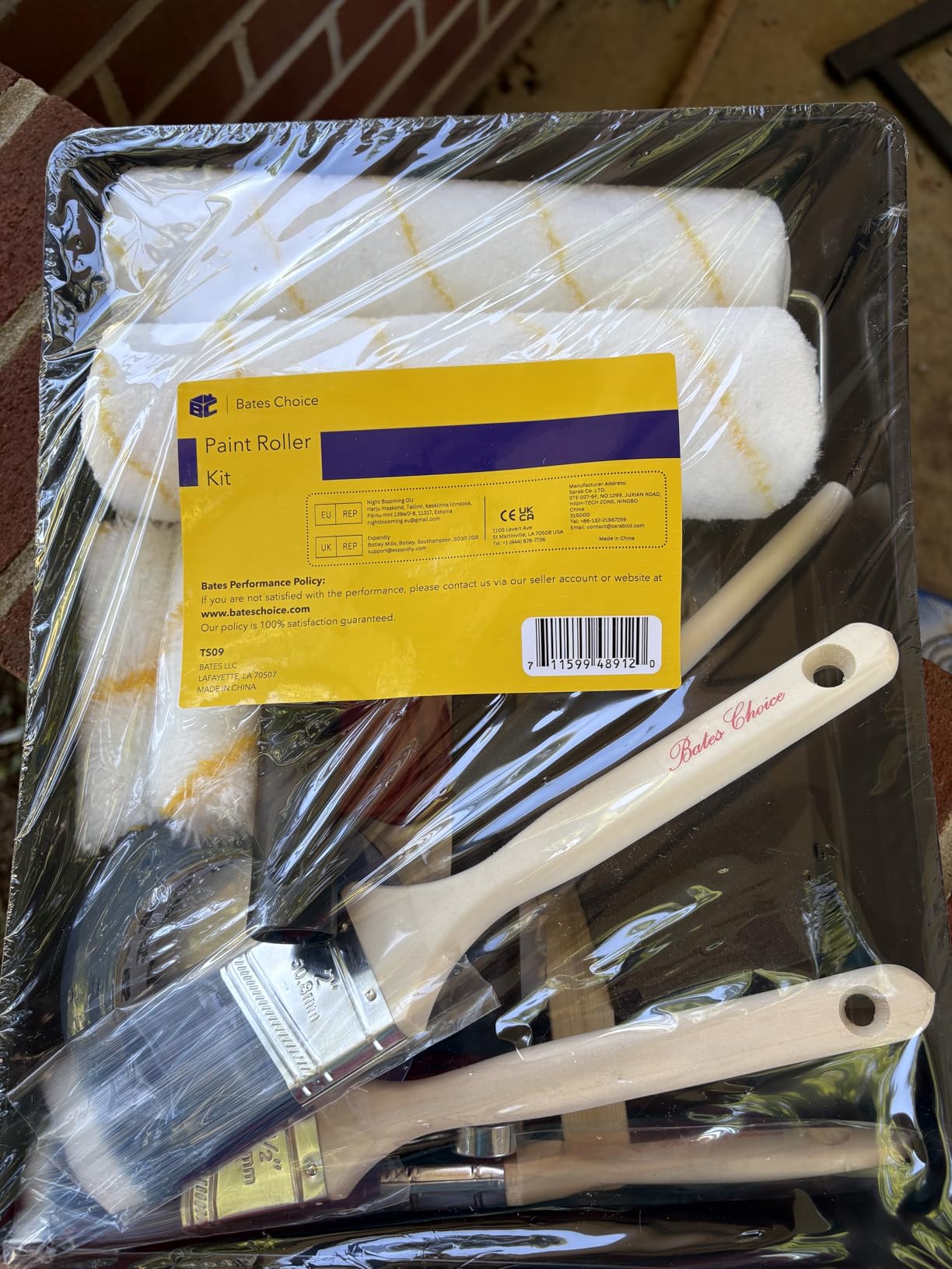 Bates- Paint Roller Kit, 19 pcs, Roller Set with Microfiber Sleeves & Frame customer photo 2