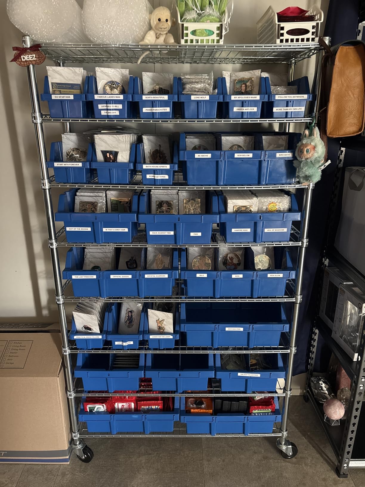 Seville Classics Commercial 7-Tier Platinum/Gray NSF 22-Bin Rack Storage System customer photo 1