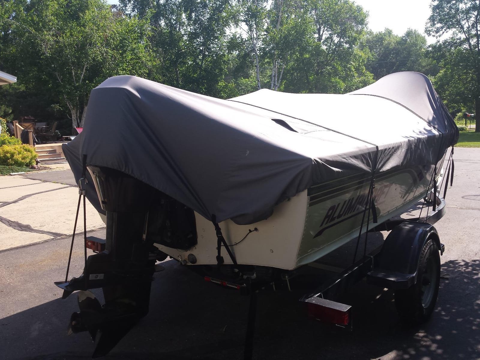 Classic Accessories StormPro Heavy-Duty Boat Cover, Fits Boats 12 ft - 14 ft Long x 68 in Wide customer photo 1
