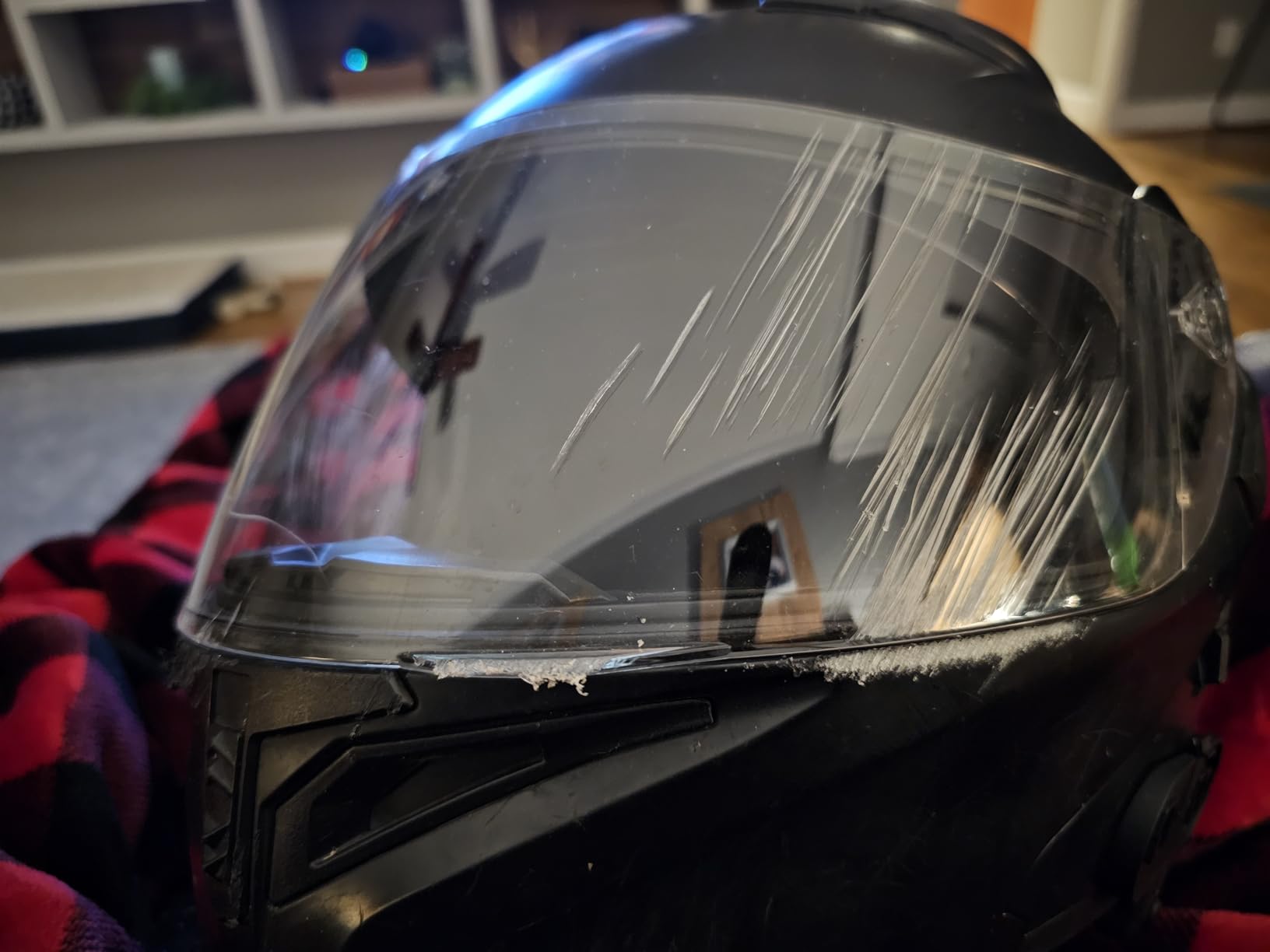 1Storm Motorcycle Modular Full Face Helmet Bike Flip up Dual Visor Sun Shield: HB89 Matt Black customer photo 2