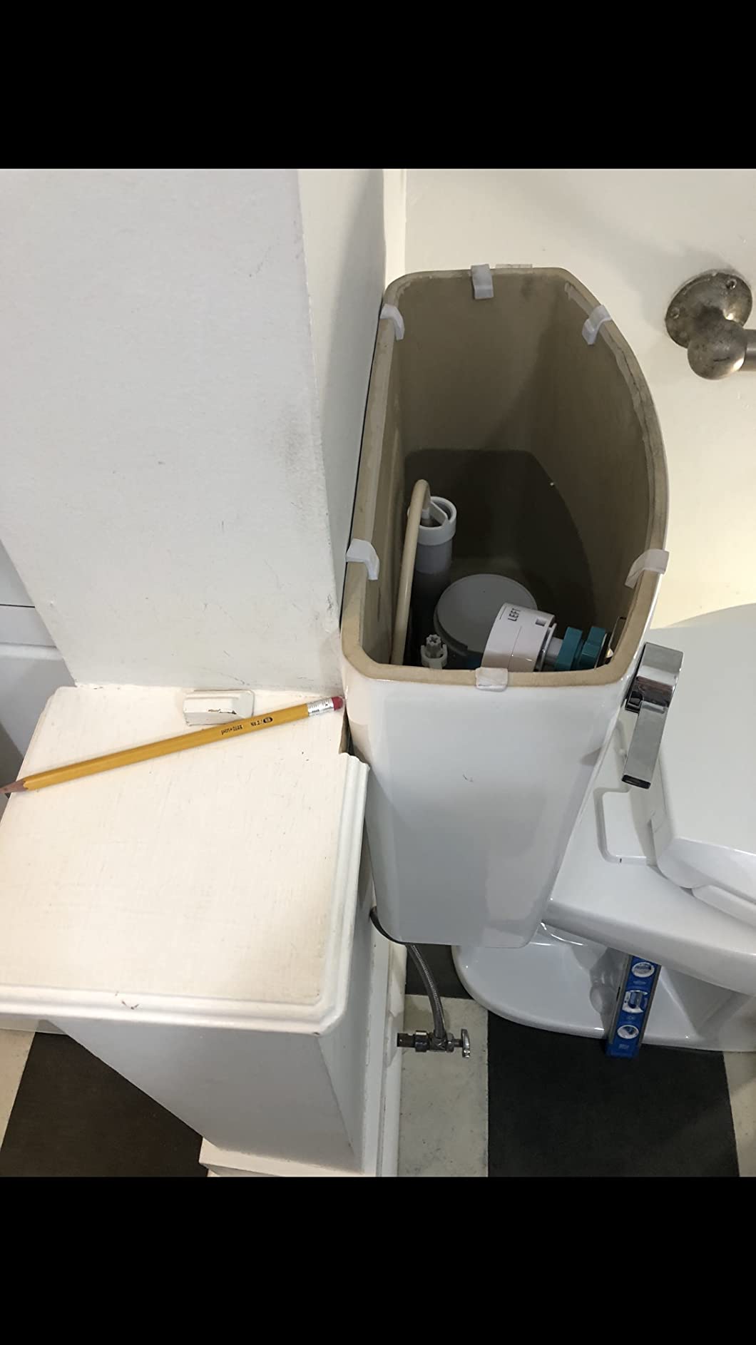 20 inch Extra Tall Toilet. Convenient Height bowl taller than ADA Comfort Height. Dual flush, Metal handle, Slow-close seat customer photo 1