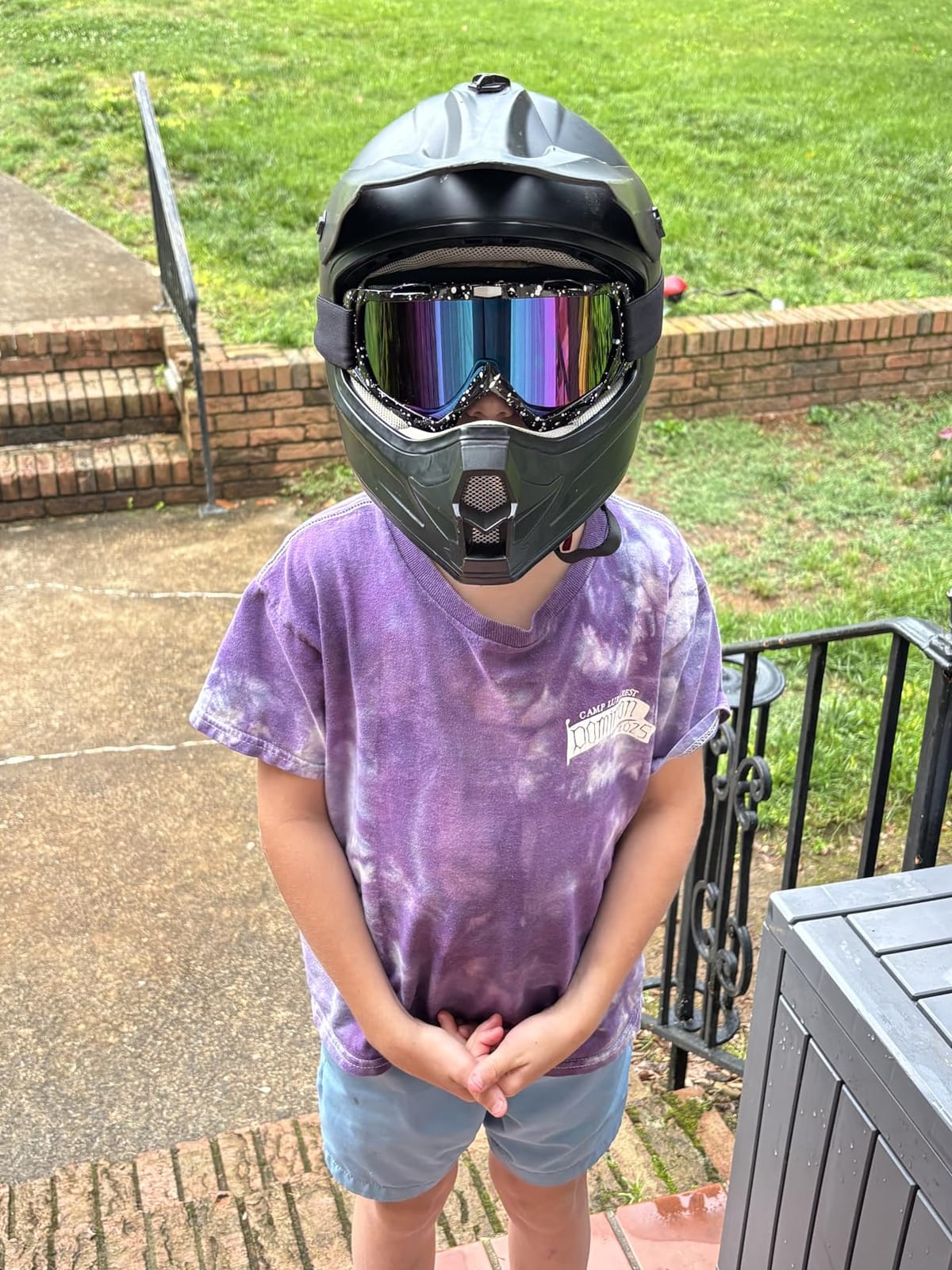 Motorcycle Goggles Dirt Bike ATV Goggles (Black frame+Color lens) customer photo 1