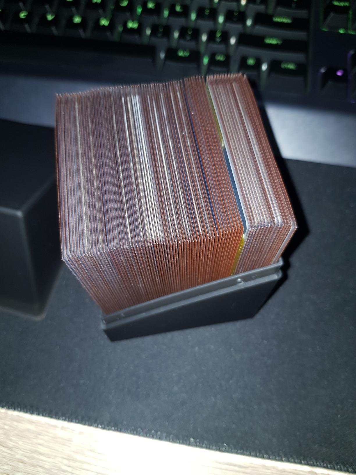 Ultimate Guard Boulder 100+ Classic, Deck Case for 100 Double-Sleeved TCG Cards, Sapphire, Secure & Durable Storage for Trading Card Games, Soft-Touch Finish customer photo 1