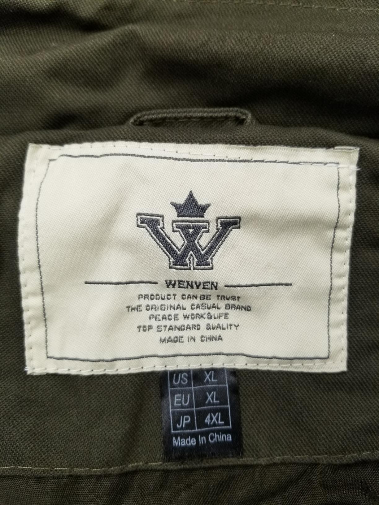 WenVen Men's Casual Washed Cotton Military Jacket customer photo 1